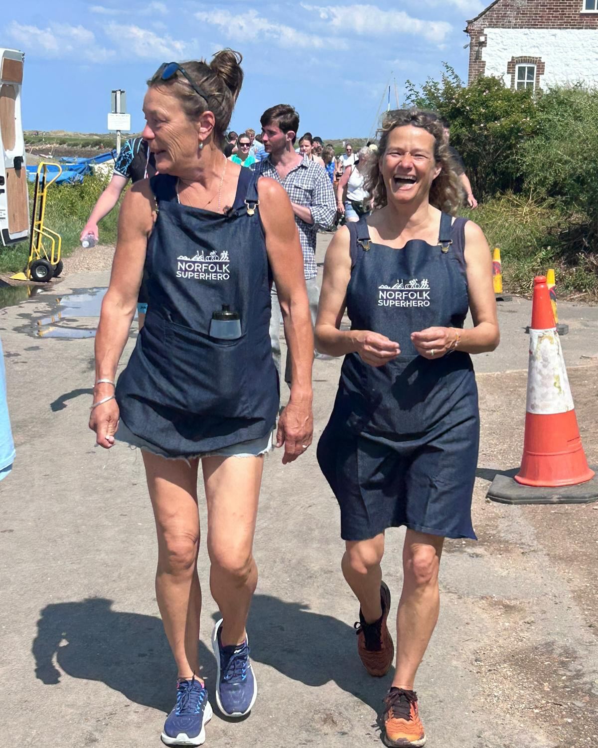 And what are the kitchen team doing out of the kitchen?
#pinkladies
#playingtruant
#relieved
#jointfinish
#happy