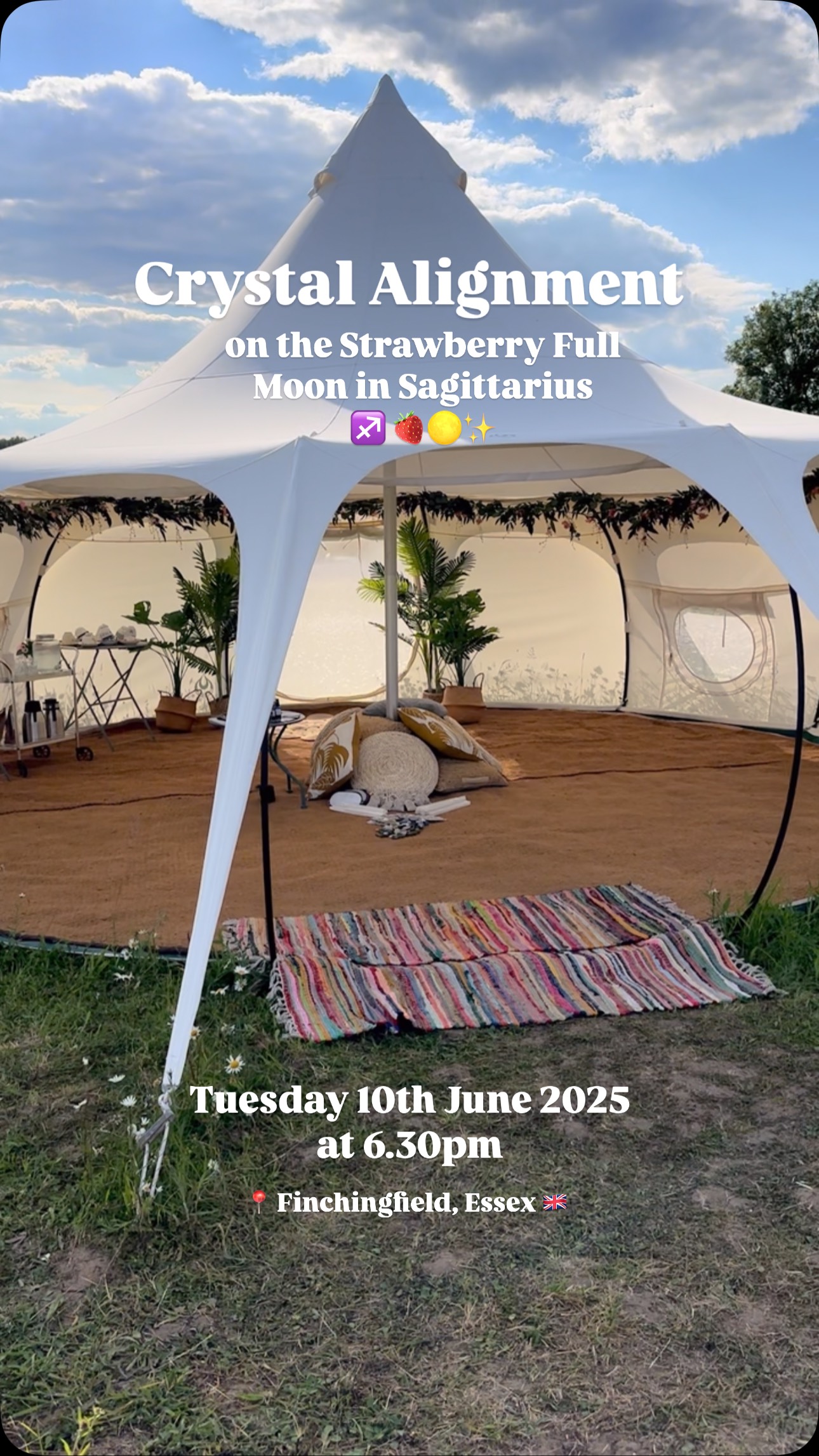 Crystal Alignment Meditation under the Strawberry Full Moon in Sagittarius 🌕✨
I am thrilled to announce this special Strawberry Full Moon Event—the first one back at the fields for 2025! Offering a magical and transformative experience under the Full Moon in Sagittarius, join us in the serene beauty of lavender fields as we align with the abundant energy of the Strawberry Full Moon, grounding ourselves in a state of calm, clarity & rejuvenation. ✨🌾✨
Delighted to announce that I will be joined this year by the lovely Sian @shonahray has trained with me to deepen her understanding of crystals & their energetic healing properties. She will quietly work alongside me at the event to help guide you through this powerful heart-centred experience. Sian will also be offering relaxing Indian head massage with crystals to help you release, align & fully drop into the magic of this beautiful space ✨
As always I will be aligning you all with the crystals within your field, opening your chakras for deeper expansion and release during this special Full Moon. Wanding, weaving & creating a magical holding space for you to expand and let go with light and love. Let’s connect, align & feel the crystal magic from within 🌿💎
The Energy of the Strawberry Full Moon in Sagittarius
The Strawberry Full Moon, named for the season of ripe strawberries, is a time of sweetness, abundance, and fruition. Astrologically, the Full Moon in Sagittarius inspires adventure, growth, and a desire to expand our horizons. Sagittarius is a sign of optimism and exploration, encouraging us to embrace new opportunities and release what no longer serves us.
This Full Moon aligns beautifully with the energy of the summer season, marking a time to celebrate abundance and embrace the vibrant possibilities that life has to offer.
Last year’s event was pure magic, and I can’t wait for this year’s!
Event Details:
Date: Tuesday June 10, 2025
Time: 6:30 PM to 8.30 PM
Location: Finchingfield Lavender Fields, Essex
£40 per person
Any questions please DM either myself or Sian 💛
Much love always
Natasha 💜✨💫
#lavenderfields #crystalalignment #crystalhealing #essex #events #meditation #fullmoon
