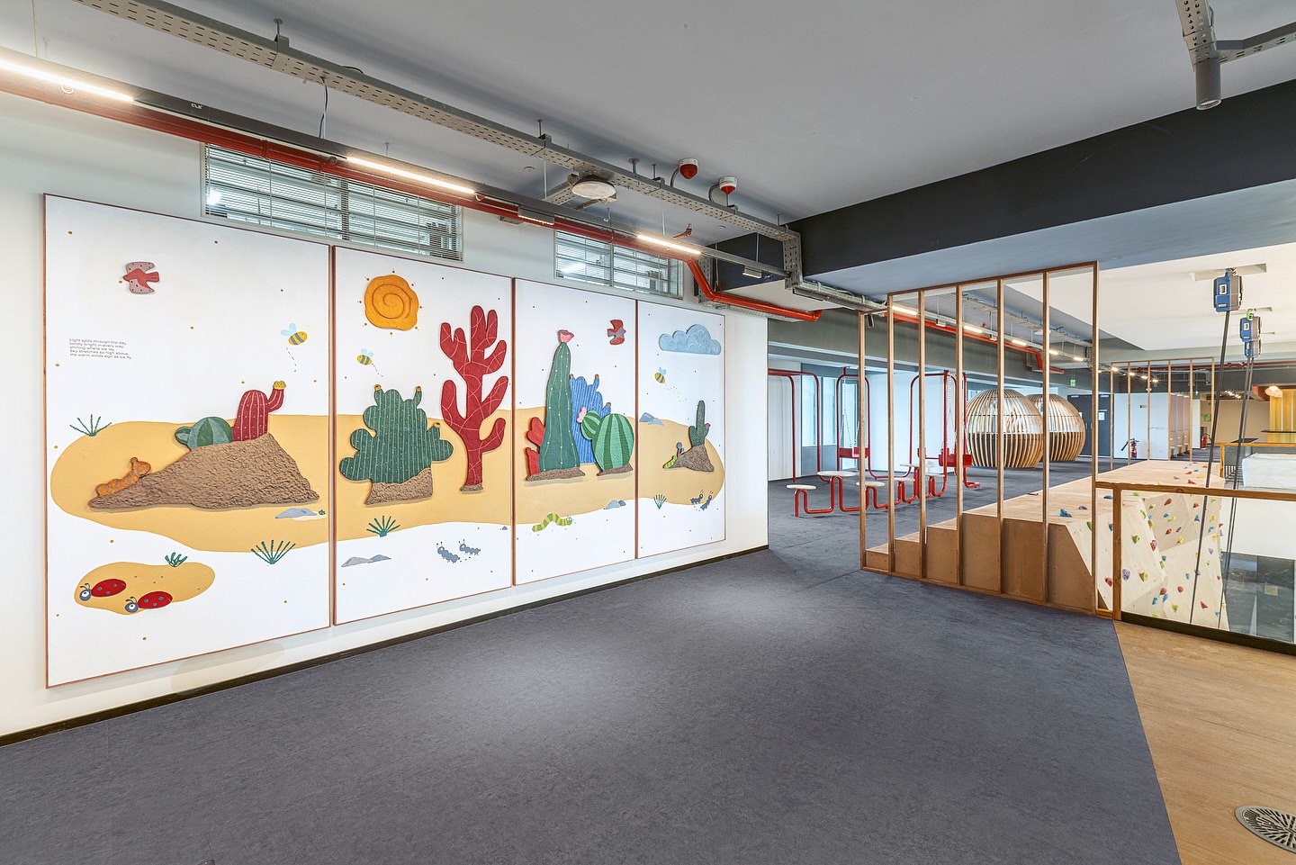 At Wipro Hyderabad, brand-new chairs and lights arrived—each carefully packed in cardboard boxes. Once unboxed, the packaging was swiftly flattened and set aside, ready for recycling.
But instead of being discarded, these boxes were taken to the material lab, pulped, and reimagined into new forms. After months of thoughtful transformation, the material returned to the same space—this time, integrated into the very environment it once supported. Placed beside the products it originally carried, the material now takes on a renewed role with purpose and presence.
This approach serves as a quiet reminder: what once had a function need not be forgotten. Every material—and every moment—holds the potential to be transformed into something meaningful again.
The initiative reflects a shared commitment to sustainability, mindful design, and emotional resonance in the workplace. The space was co-designed with Wipro to foster emotional well-being, sensory comfort, and collaboration—creating an environment that encourages connection, both among people and with the space around them.