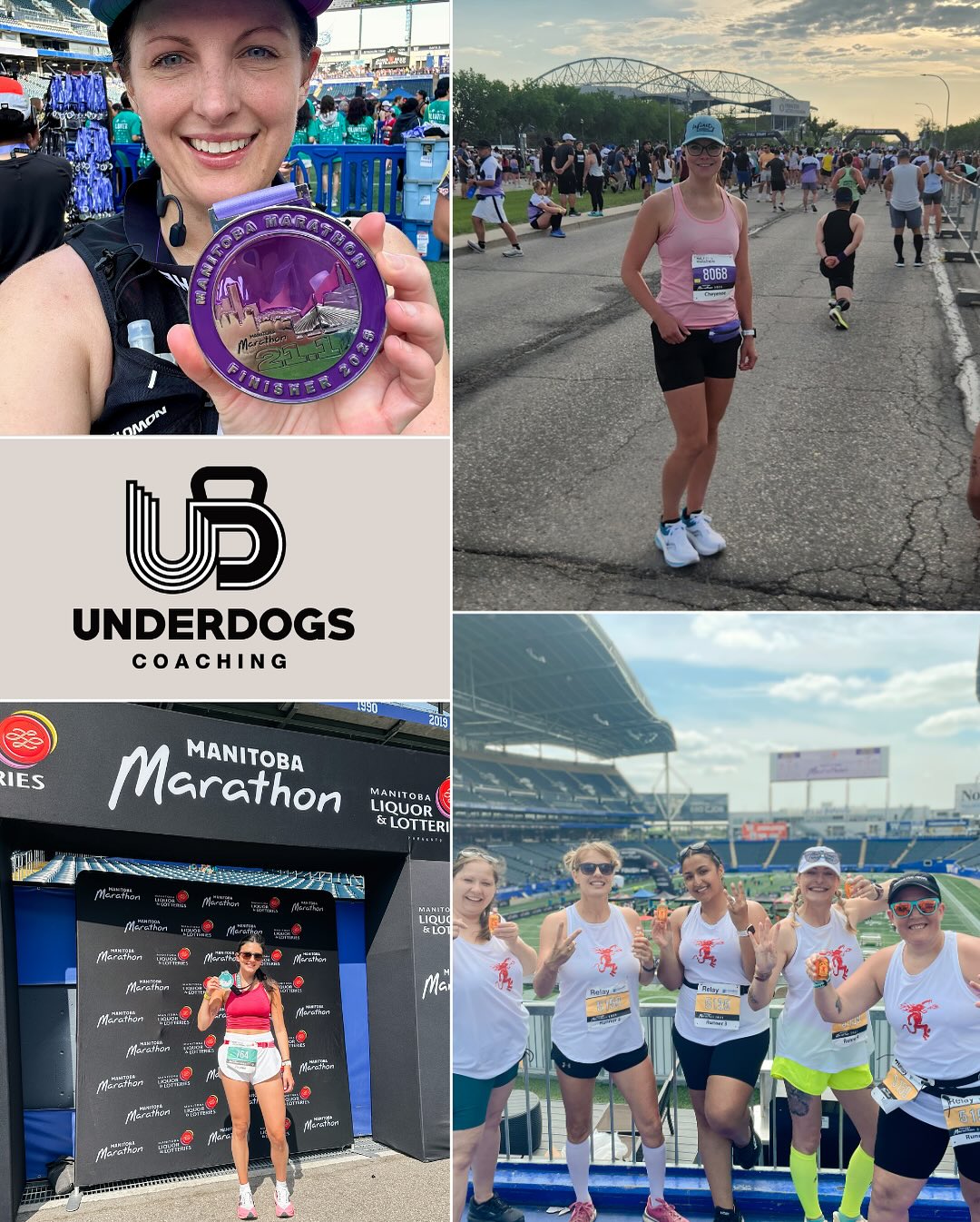 MANITOBA MARATHON RECAP
15 athletes across all events
âŤď¸5km
âŤď¸10km
âŤď¸Half Marathon
âŤď¸Full Marathon
âŤď¸Relay
âŤď¸Pace Leader
Results:
âŞď¸Many PBs earned after months of consistency
âŞď¸First time event for some
âŞď¸Smart pacing, fuelling and execution. This takes months of practice and seeing it come to fruition and be nailed on race day is the best feeling ever.
âŞď¸Training or tune up races for some toward future events
This group of athletes worked so hard through many months of practice, reviewing feedback and over coming challenges to get to the start lineâI couldnât be more proud.
Congratulations, Underdogs Athletes on completing your eventâyour months of sacrifice and dedication paid off, youâre amazing.
#runcoach #uesca #athletes #marathon #marathoner #onlinecoach #community #manitobamarathon #personaltrainer #manitoba