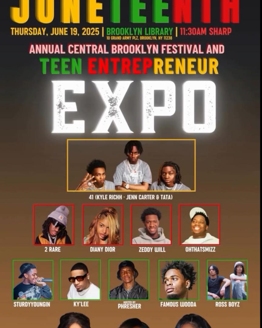 Math Mindset Tutoring is officially popping up at the Juneteenth Teen Entrepreneur Expo today at the Brooklyn Library! We’re ready with FREE candy, riddles, sign-up goodies, and lots of math magic 💫
Come say hi, spin a riddle, and learn how you (or your student) can build math confidence with youth-led tutoring that gets it. 💬
📍10 Grand Army Plaza
⏰ We’re here from 11:30am–3pm!
#happyjuneteenth #TeenBusiness #NYCYouth #MathHelp #BlackGirlBusiness #BrooklynEvents #MathMindsetTutoring #StudentSuccess #YouthEntrepreneur #SupportTeenBiz