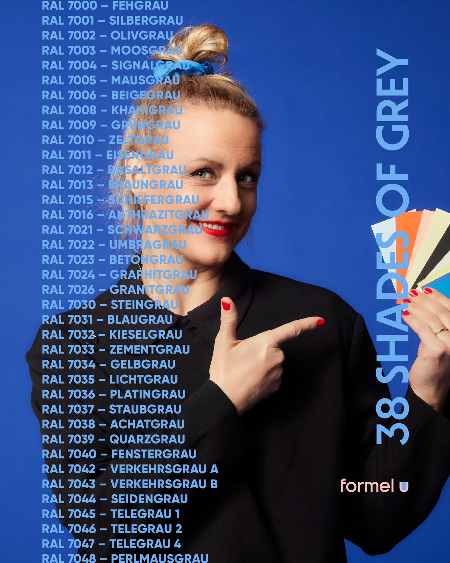 38 Shades of Grey.
Kein Roman – ein @ralcolours_official CLASSIC Fächer.
→ Ein kleiner Ausflug ins Planungsbüro ◡̈
Von Signalgrau bis Perlmausgrau:
Grau ist nicht gleich grau.
→ warm oder kühl
→ weich oder technisch
→ zurückhaltend oder ziemlich präsent
Was wie Nichtfarbe klingt, ist in Wahrheit ein feines Mischverhältnis:
Aus Schwarz und Weiß – oder aus Rot, Blau, Gelb. In Nuancen.
Und genau deshalb ist Grau (fast) nie neutral.
Es rahmt ein.
Dämpft.
Betont.
Balanciert.
Klingt bescheuert? Vielleicht.
Aber ein präzise gesetztes Grau lässt sein Umfeld erstrahlen.
Du suchst „ein schönes Grau“?
→ Ich helfe dir, dein Grau zu finden – abgestimmt auf Raum, Licht, Material.
Zwischen Moosgrau und Seidengrau liegen Welten.
Und die machen Räume richtig gut.
→ Welcher Grauton hat bei dir schon mal den Ton angegeben?
#colourfull #architectural #greyisthenewblack