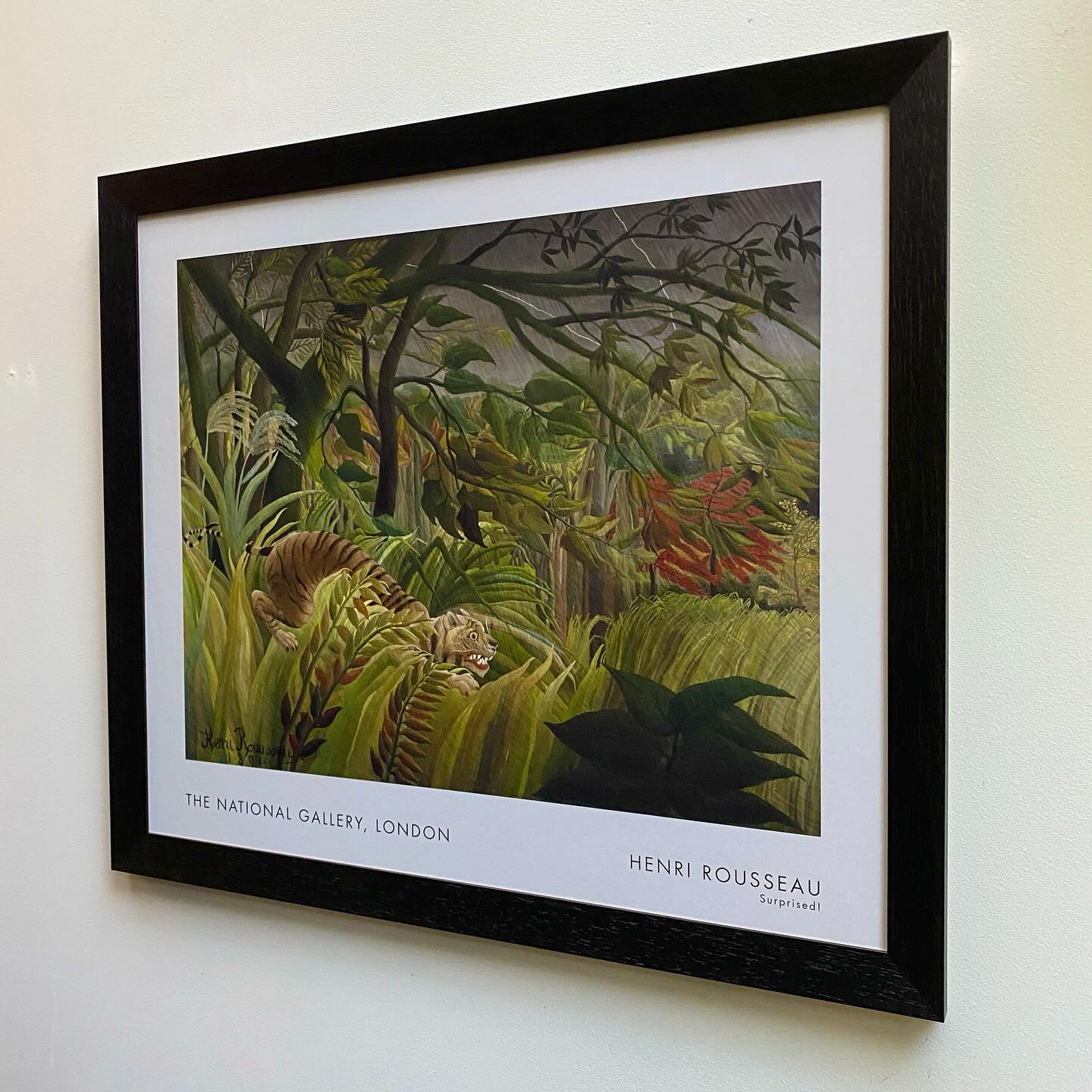 Our client was very happy with their choice of black frame by Crawford Picture Mouldings for their Henri Rousseau print from one of his many great originals.
#henrirousseau
#jungleanimals
#crawfordpicturemouldings
#nzframers
