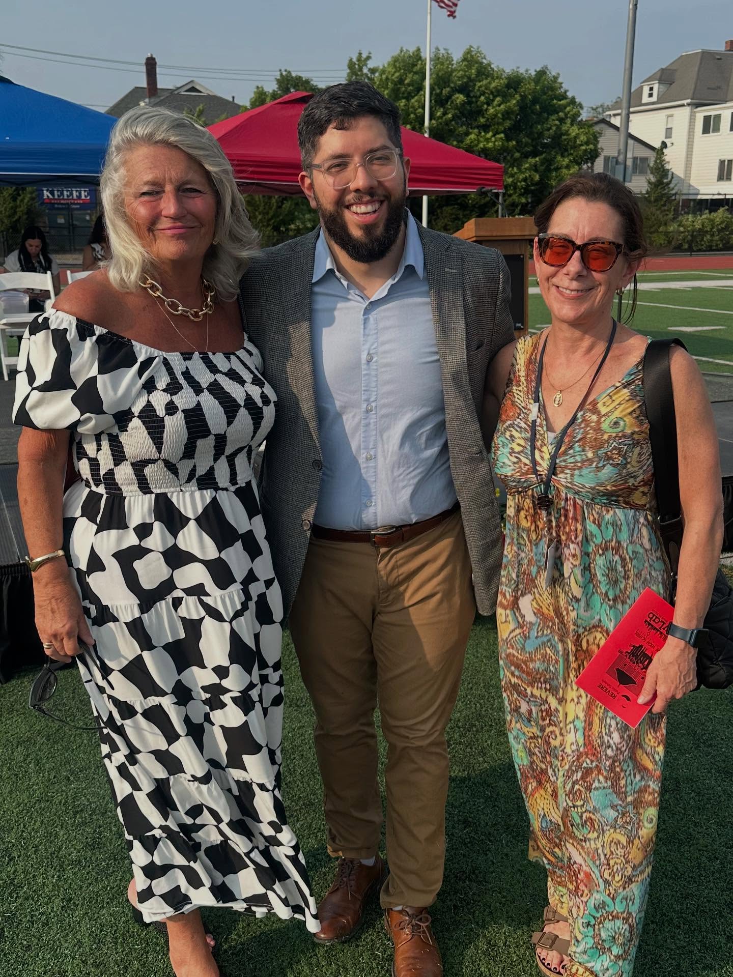 Congratulations to the Revere High School Class of 2025. You have excelled and exceeded expectations. You are also a beautiful reflection of a city that is on the move, innovative, energetic, and resilient, not in spite of its diversity but as a product of. A working class, immigrant, multi-racial community that dares to dream each and every day from the moment the alarm rings at 5am and it’s fine to work to the last Blue Line train of the night that docks at Wonderland Station. You inspire us all to dream, thank you Patriots of 2025!