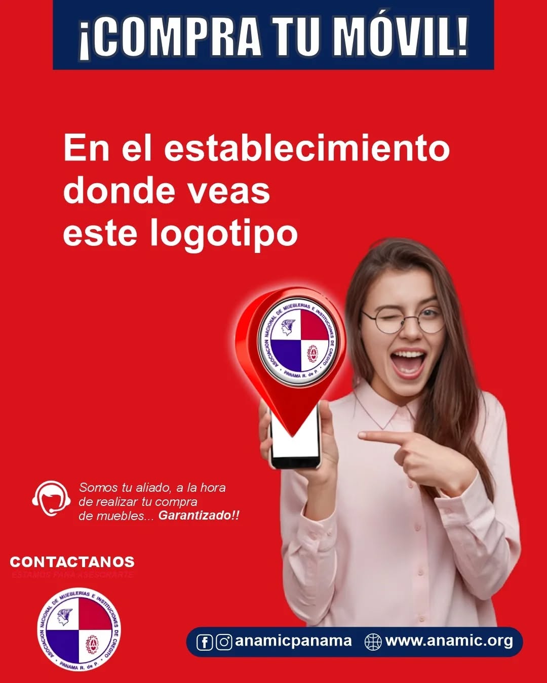 📱 ¡COMPRA TU MÓVIL CON RESPALDO GARANTIZADO!
🔎 Elige el establecimiento donde veas nuestro logotipo ✔️
Somos tu aliado a la hora de adquirir productos tecnológicos y muebles con seguridad y confianza 🛋️💼
📢 ¡Compra inteligente, compra con ANaMIC!
📞 ¿Necesitas ayuda?
📲 +507 6948-0489
☎️+507 220-2077
📲 Síguenos: @anamicpanama
🌐 Más información: www.anamic.org
#CompraInteligente #MóvilesPanamá #AliadoConfiable #ANaMIC #ElectrónicaConRespaldo