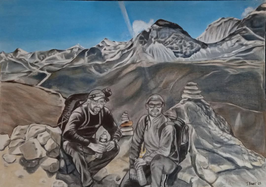 My latest commission, which I loved working on.......polychromos oil based coloured & faber- castell graphite pencils.
Happy weekend to you all