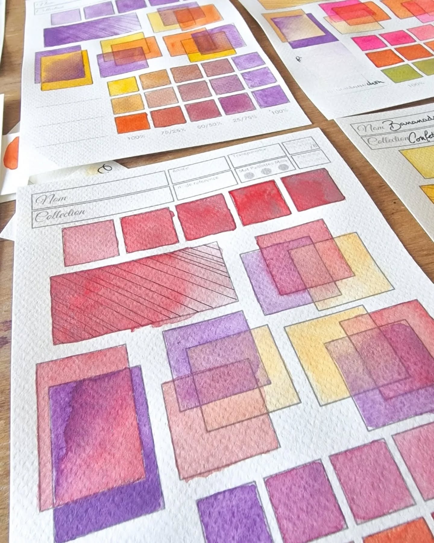 Une miriade de photo pour vous montrer les INCROYABLES aquarelles qui compose la palette d'@elisefrancisse! J'ai évidemment planqué tous les noms qui ne vous ont pas encore été révélé et si vous voulez en savoir et en voir plus c'est dans les stories de Élise et moi que ça se passe ! 👀😅
Ici vous pourrez trouver les 9 chartes que j'ai réalisées pour avoir un aperçu des couleurs et des mélanges et superpositions possibles ! Il y a des résultats pépites !
J'ai des gros coup de cœurs, je pense même me faire un petit mémo et un reel avec mes petits mélange chouchou (mais ce sera pour la semaine prochaine ! Parce qu'on a encore plein de chose à vous montrer !)😱
La palette sort demain à 19h !🥳
J'espère que vous êtes hypés par cette nouveauté, comme je l'ai dit je ne sais plus où, je pense que c'est LA palette de 2025 : elle est rétro mais moderne, naturelle mais fluo, très riche et complexe mais en même temps si simple et harmonieuse (mon sens de la nuance en a pris un coup) Elle ouvre plein de perspective intéressante et je suis sûre que vous ne serez pas déçus🤩
En outre, c'est une sélection de 9 couleurs mais Élise a dû renoncer à mettre certaines teintes qui existaient déjà dans les collections actuelles.. Je n'exclus pas de vous laisser des suggestion si toute fois vous en vouliez encore plus et multiplier le champ des possible de cette palette et de ses mélanges ! 👀✨
On se retrouve demain pour encore plus de petite chose à vous montrer
Je vous mets le rappel pour celleux qui souhaiteraient avoir une alerte
Des bisous
Oui, la musique.. C'est la faute de cette Collab, j'oscille entre les années 60 et 80 ahahah
Vous avez échappé à bien pire
D'ailleurs je prends les reco de playlist de chanson funk, disco, enfin groovy quoi, de ces années là , si vous avez 🙏😌
#lepigmentarium #aquarelle #elisefrancisse #collab #aquarellepailletée #artisan #artisanatfrancais #peintureaquarelle #collection #ete #arcenciel #musthave #confetti #sauvage #elisefrancisse