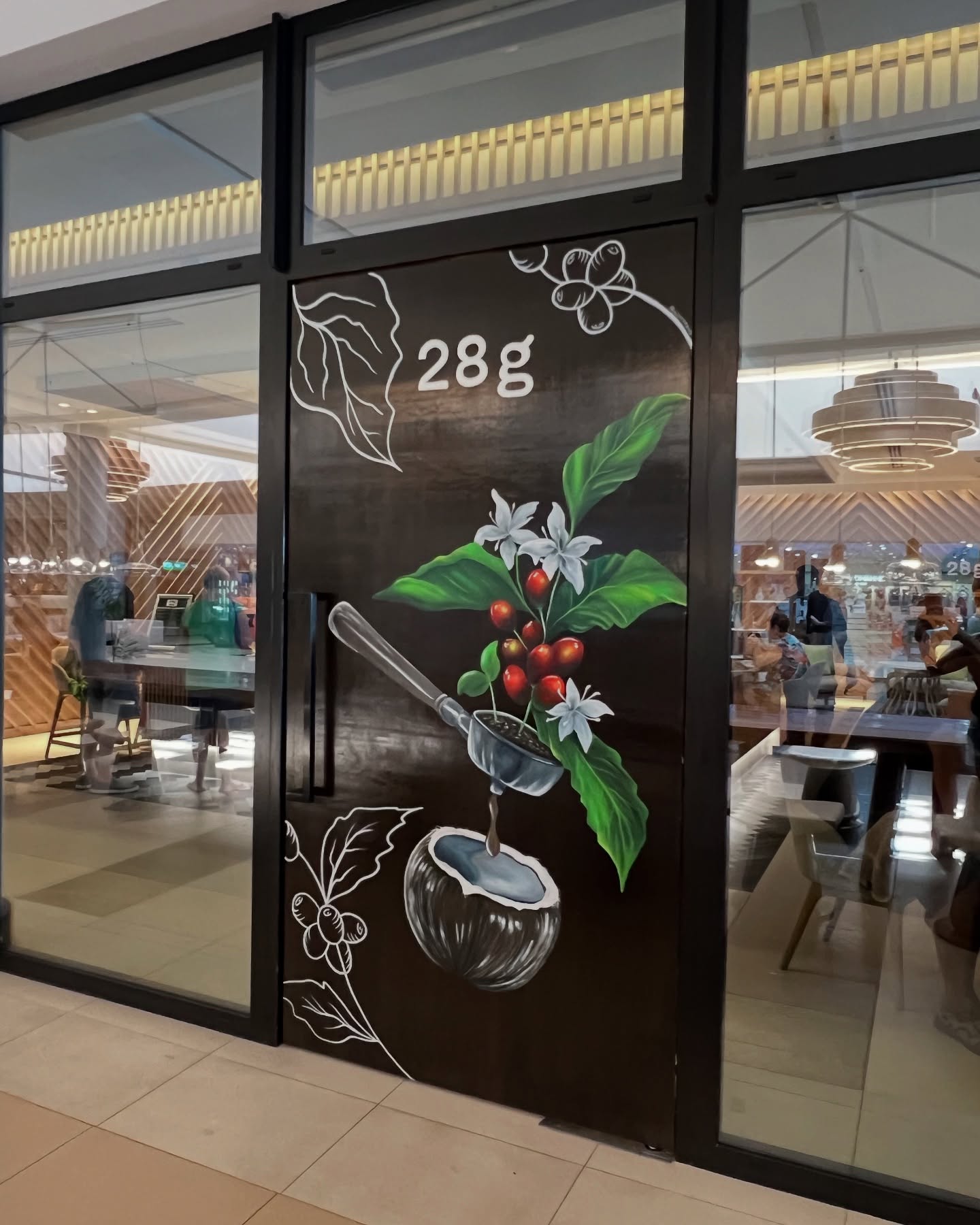 Before & After for 28gr café at @sheratonfijiresort | Denarau - Fiji
From Door to Canvas 🎨
It’s amazing how a simple brown door can be completely transformed with just a splash of colour. What started as a night shift paint job at 28Gr Café in the Sheraton quickly turned into something much more—an interactive piece of art that now greets every passerby with life, vibrancy, and joy.
The kind words and warm reactions from guests have shown me just how much impact art can have in everyday spaces. This door is no longer just an entrance—it’s a reminder that even the smallest corners of our world can be made brighter with creativity.
Let’s bring more art into the everyday. It makes a difference.
#cafe #ilovecoffe #ilovefiji #coconut #denarau