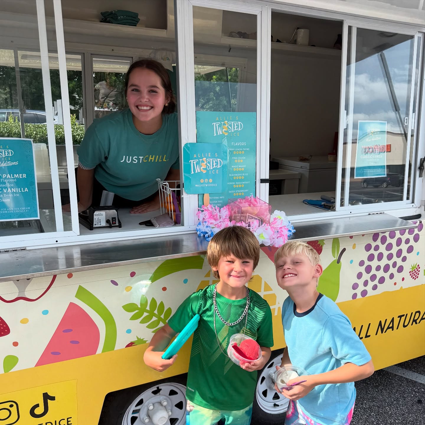 Big Smiles for Twisted Ice!!! Come see us today, 12-4 🤍✨🍨