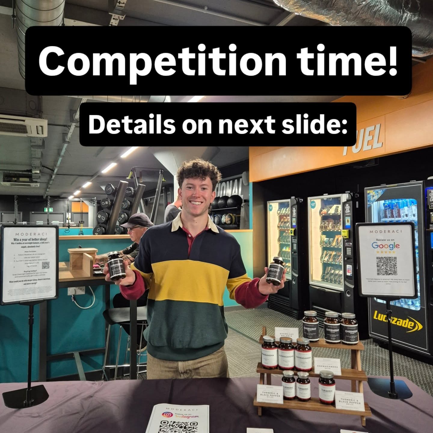💤 WIN a Year of Better Sleep 💤
How long has “good enough” been holding you back?
We created Overnight Balance to help you break the cycle of just getting by — because better sleep isn’t just about rest, it’s about who you become when your body and mind recover properly.
Now, we’re giving one of you a year’s supply (4 bottles!) of our flagship sleep formula — completely free.
To enter:
1️⃣ Follow @moderaci.uk
2️⃣ Like this post
3️⃣ Comment: one way better sleep could change your life
4️⃣ Share this post to your Story and tag @moderaci.uk
💥 Buy a bottle at our PureGym pop-up on Monday 23rd July and get 5 BONUS entries
📆 Entries close: Sunday 6th July at 11:59 PM
🎉 Winner announced: Monday 7th July via DM and story.