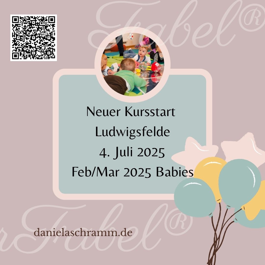 Ein neuer Kurs startet bald in Ludwigsfelde ❤️ Babies aus dem Februar und März 2025 dürfen dabei sein - entweder mit Mama oder mit Papa - der Buchungslink ist über den QR Code abrufbar - ansonsten einfach auf die Website gehen und alle Details dazu anschauen - für Fragen wendet euch gerne persönlich an mich - Ich freue mich auf euch 🙏 #fabelkurs #fabel #elternkindkurs #ludwigsfeldebaby #babyinludwigsfelde