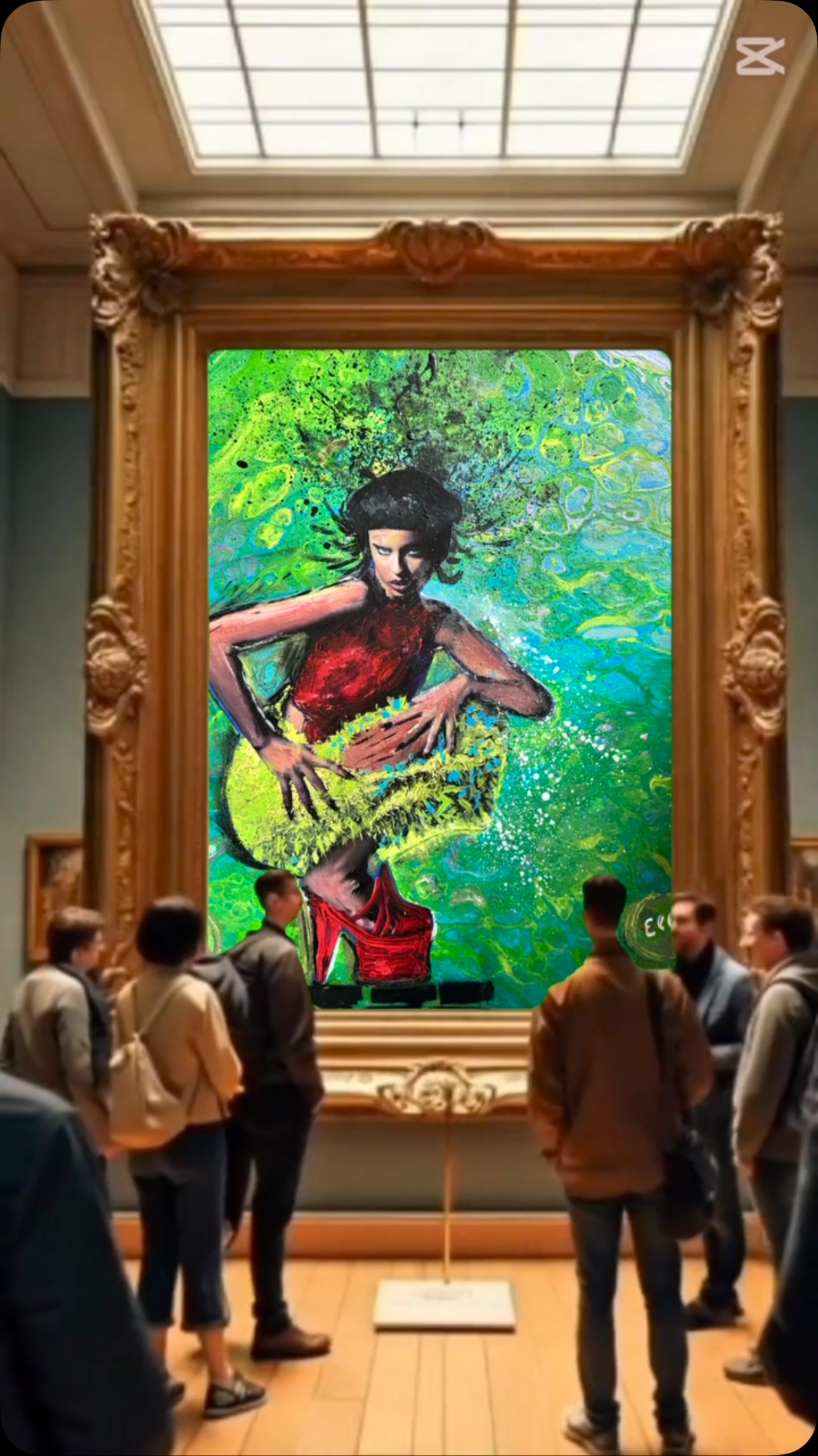 Tanz der Elemente 20x30 cm zu verkaufen