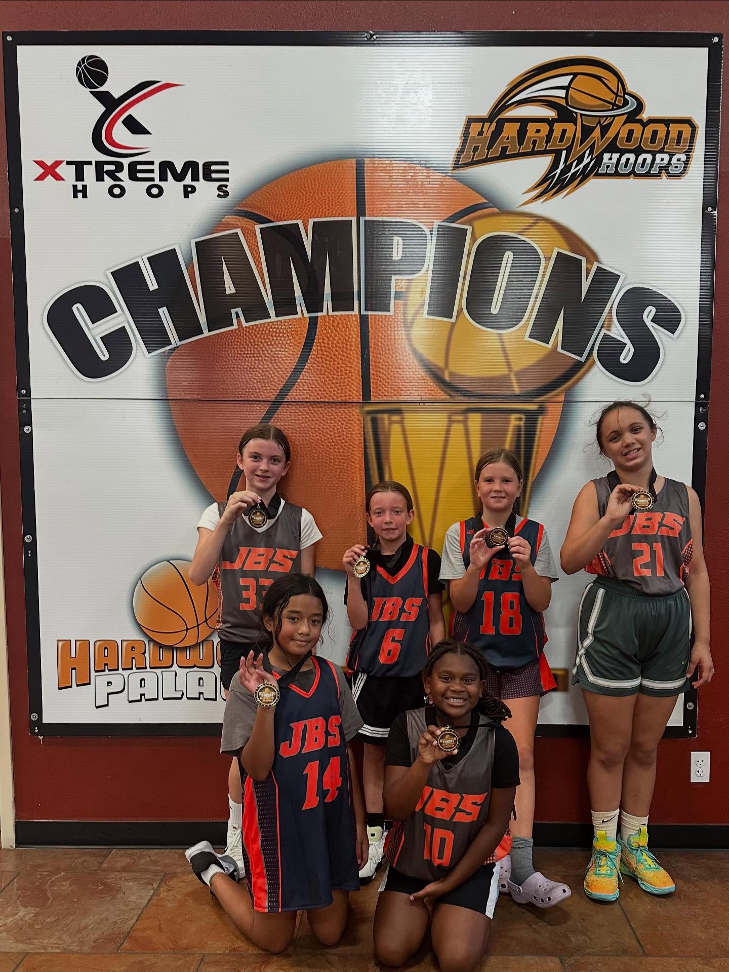 Congrats to our new 3rd/4th grade JBS girls on winning their first Hardwood tournament! These little ballers were 🔥🔥🔥 Just Believe…