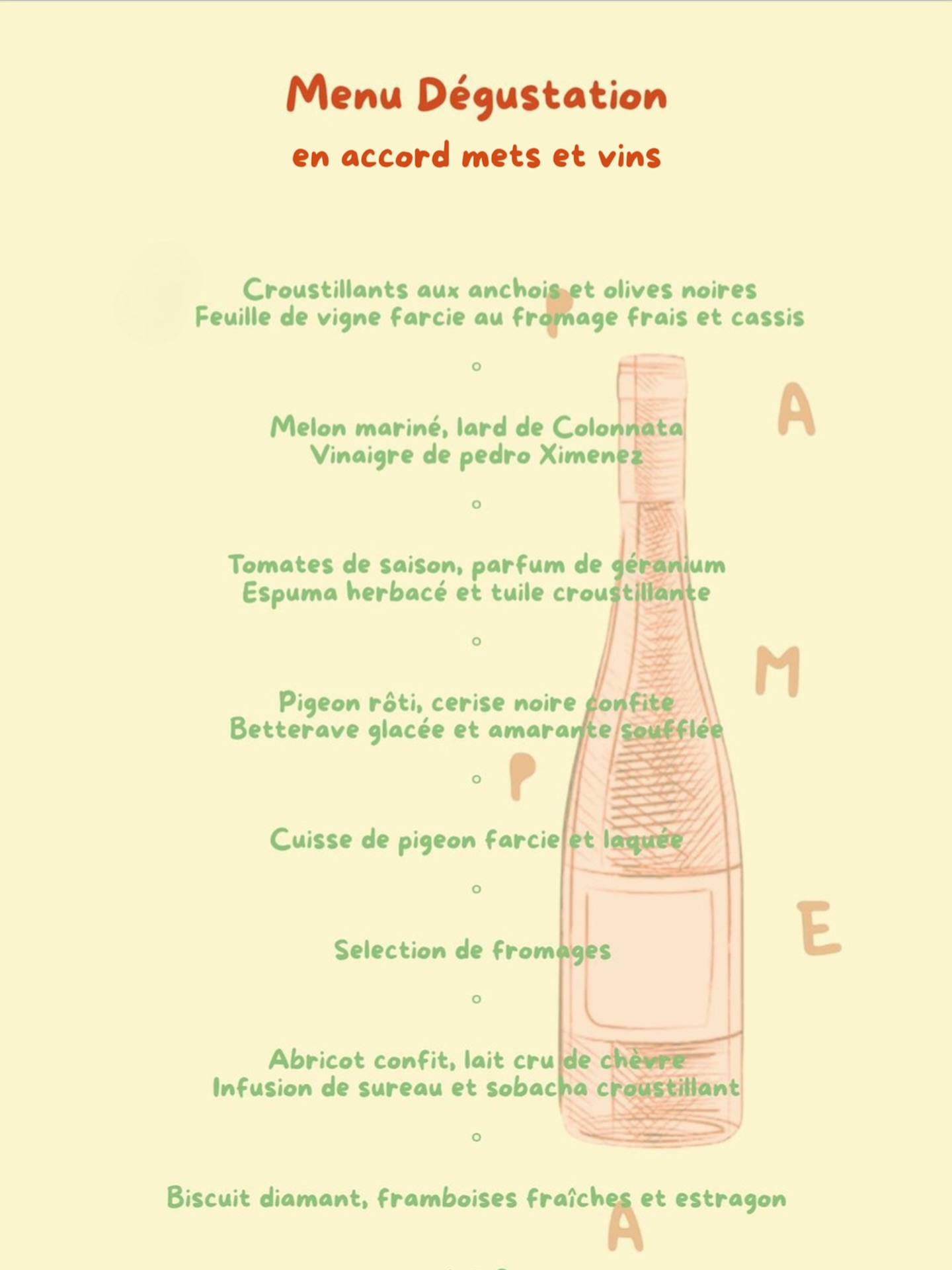 Voici le menu que nous aurons le plaisir de vous faire découvrir lors de notre dîner dans les vignes.
Un enchaînement de saveurs fines, pensées pour sublimer les vins du domaine et célébrer l’été en Bourgogne.
Chaque assiette raconte une histoire, chaque bouchée vous rapproche du terroir…
🍷 Accord mets & vins
🌿 Produits locaux, de saison
🪻 Un cadre unique entre vignes et cave fraîche
#DînerDansLesVignes
#MenuGastronomique
#ExpérienceGourmande
#Oenotourisme
#AccordsMetsEtVins
#VinsDeBourgogne
#CuisineDeSaison
#TableDuTerroir
#GastronomieFrançaise
#ExpérienceVigneronne