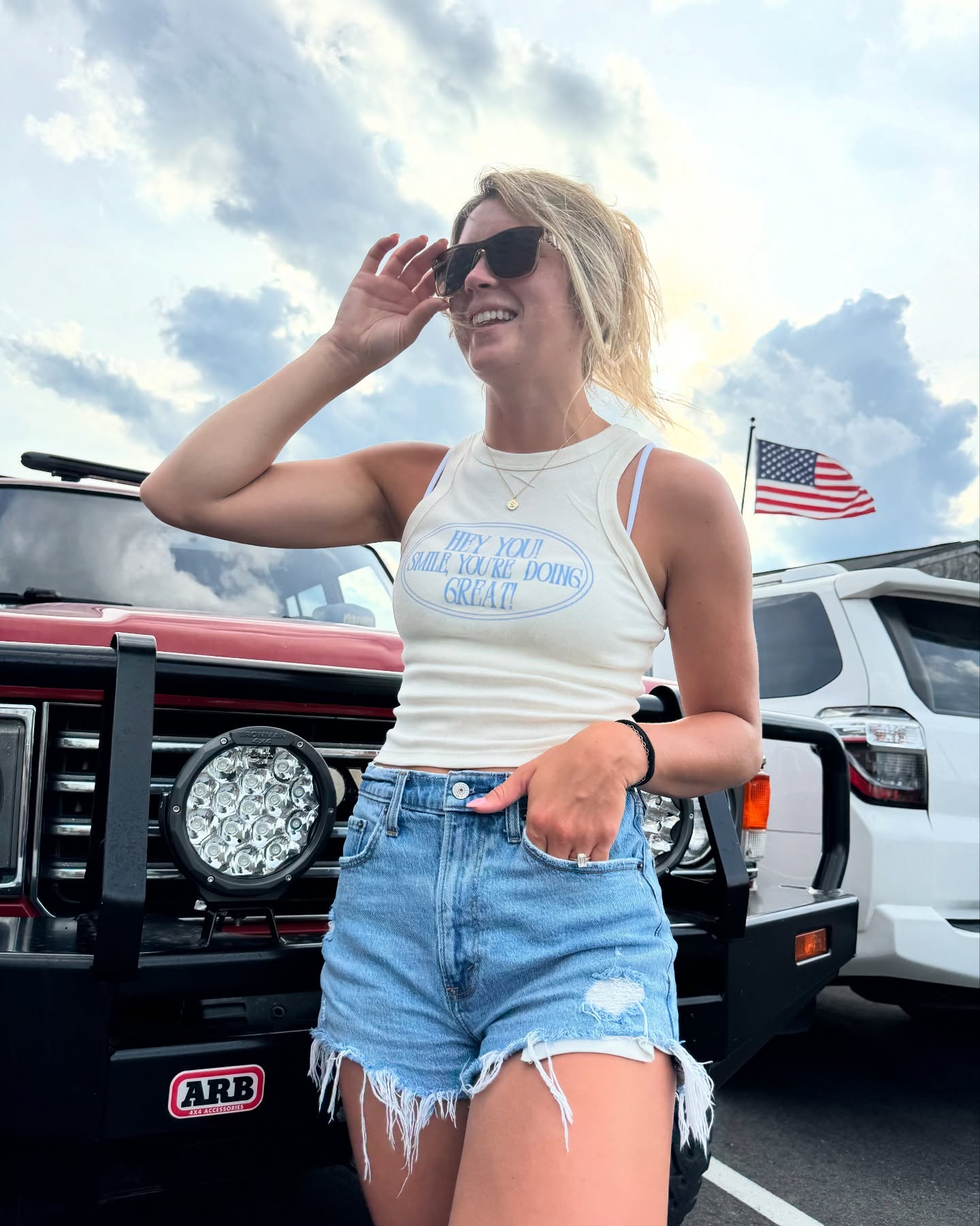 4th of July is right around the corner, why not look cute during the holiday?? ✨🫶🏽🦋❤️