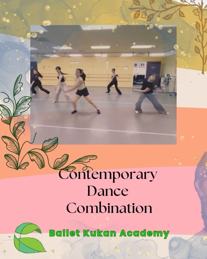 Ballet Kukan Contemporary 3 class with sub teacher Mr. Alberto