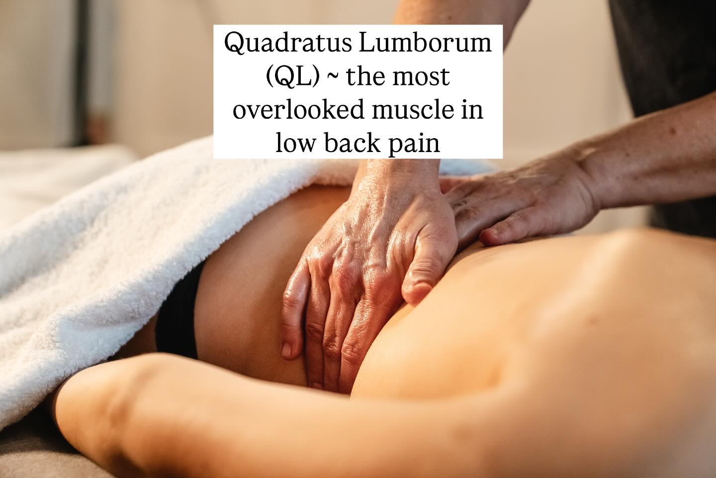 Many clients come to me with persistent low back pain that doesn’t sustainably responded to stretching or movement ~ and I’ve learnt that one of the most commonly overlooked muscles in such cases is the Quadratus Lumborum (QL).
The QL plays a major role in stabilising the spine and pelvis - we use it everyday for walking, running, sitting, standing, bending, twisting and when carrying things (like a bag on one shoulder).
But when it becomes tight or develops trigger points, the QL can refer pain into the lower back, hips and even the side of the abdomen.
✨ The great news however is that targeted release of the QL can be really fast and super effective, often providing noticeable relief in a single session.
If you’re struggling with unresolved low back pain, addressing the QL just might be the missing piece of the puzzle.
#QuadratusLumborumreliefchichester #lowbackpainmassage #myofascialreleasechichester
#TriggerPointTherapychichester #BackPainReliefchichester
#MassageTherapywestsussex
#ClinicalMassagechichester