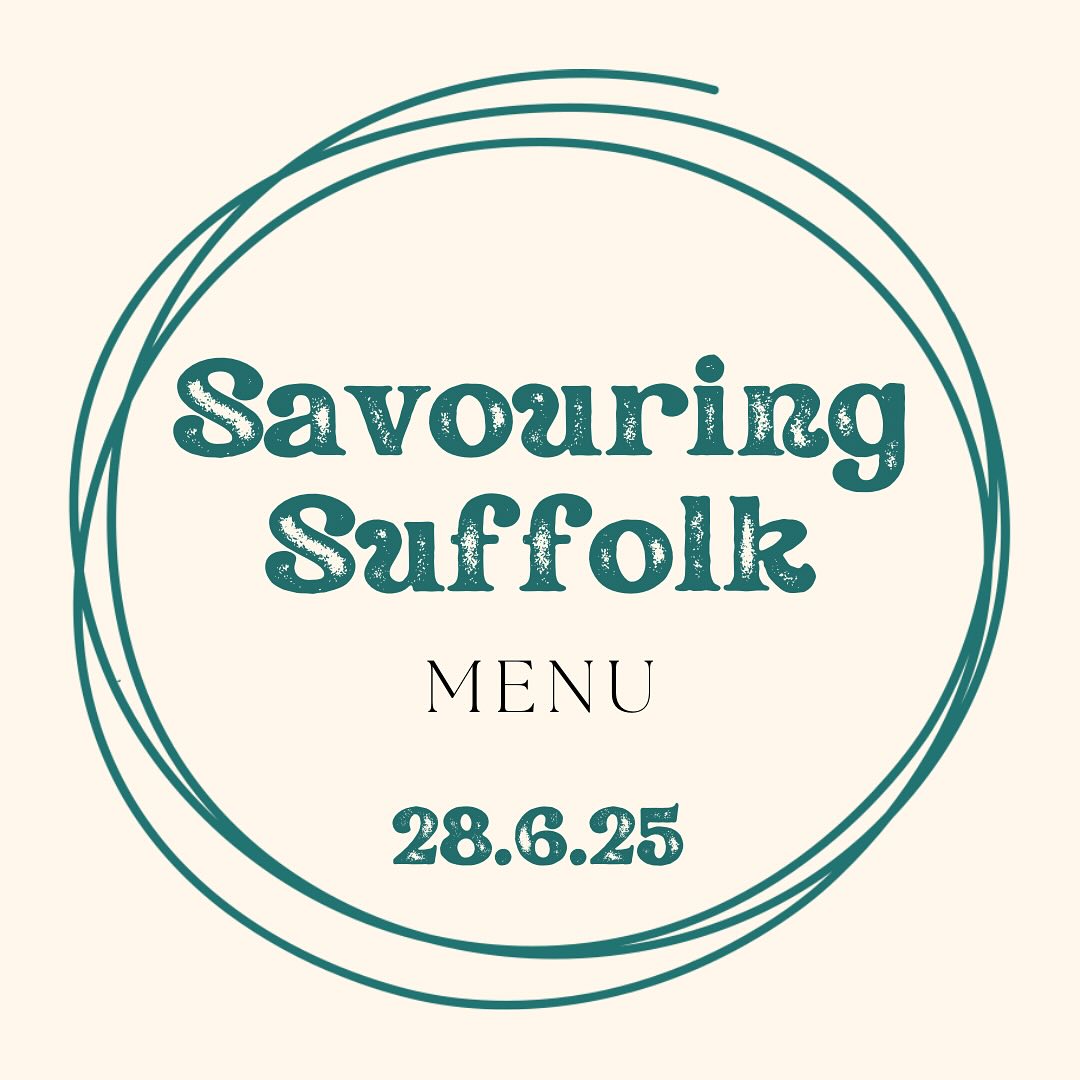 The menu for next Saturday’s Savouring Suffolk supper night is here! Our tribute to some amazing Suffolk producers and your chance to get to know even more about the amazing food culture here in Suffolk!
🔥🌾🍗🥓🍫🏕️
There are still a few tickets left but sales will close tomorrow (Wednesday 25th) evening!