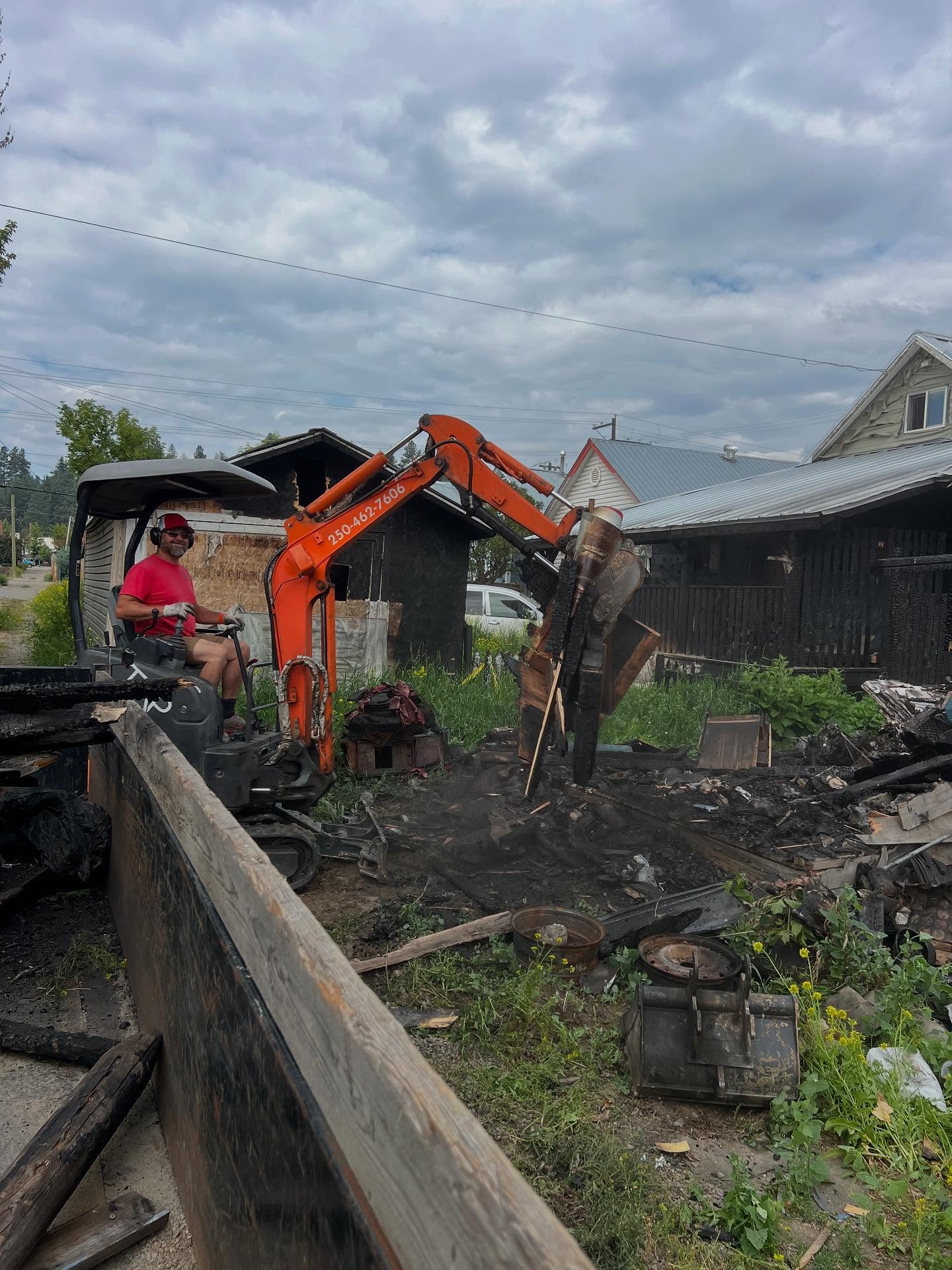 We are out in Princeton for the next few days cleaning up a fire claim. People out here are really friendly . Happy to be working out here and change of scenery, #princeton.#tapcontracting