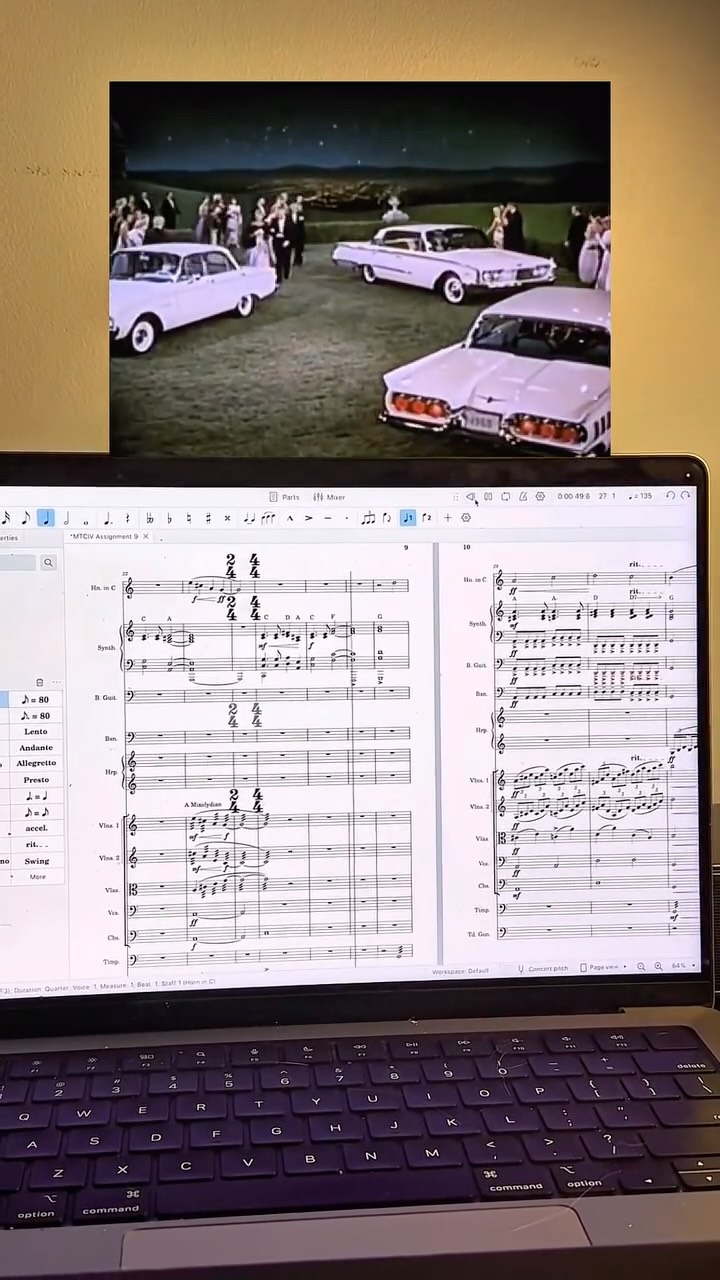 Re-scored a space-age Ford commercial for my @berkleecollege composition class!
•
•
•
#filmcomposer #compstudent #berklee #ford #musescore #cinematicmusic #stavrosfirst #fypシ