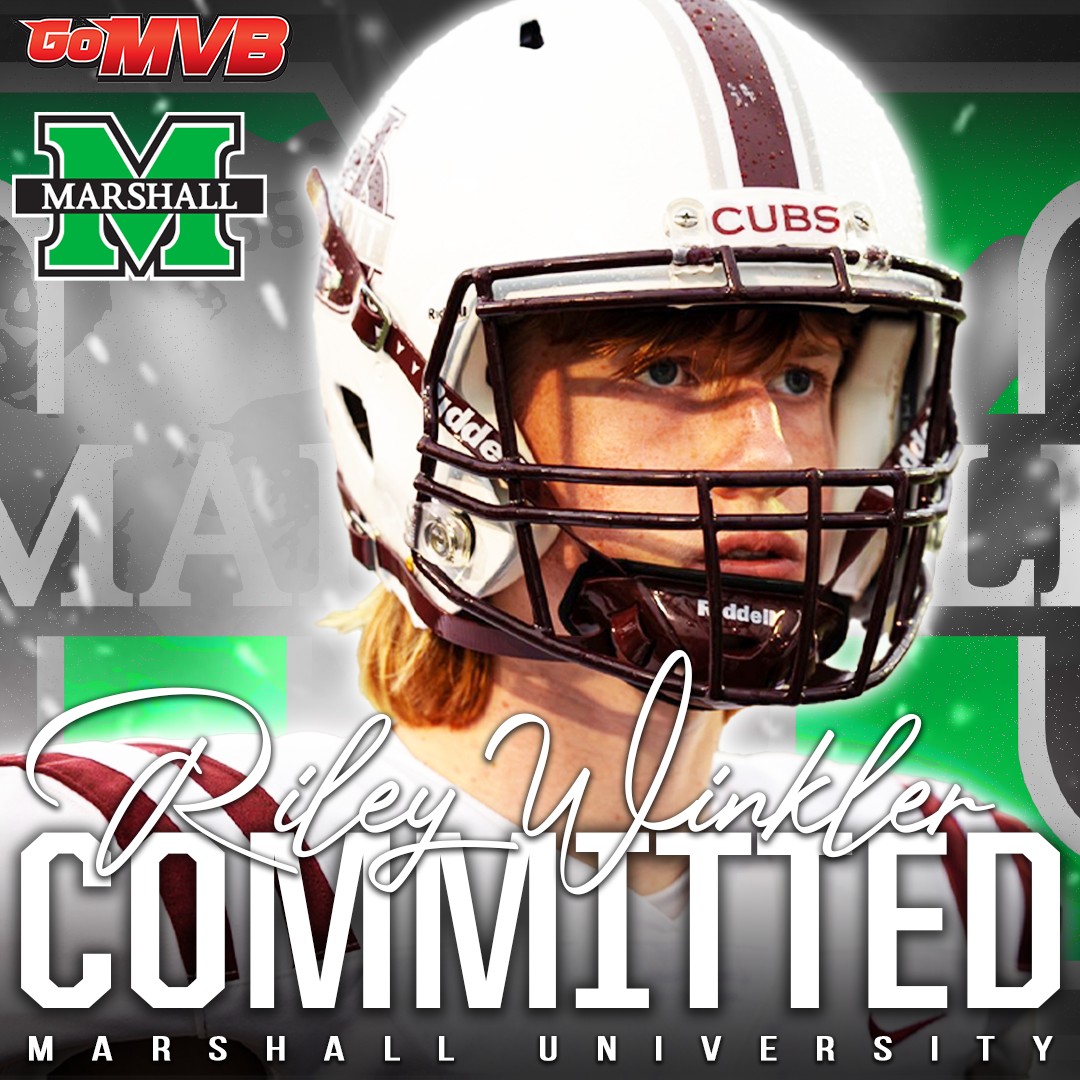 Riley Winkler has made the decision to commit to Marshall University! 🔥
'26 LS - University of Detroit Jesuit
Follow: Twitter.com/RileyWinkler35
#gomvb #hsfootball #athlete #committed #collegefootball