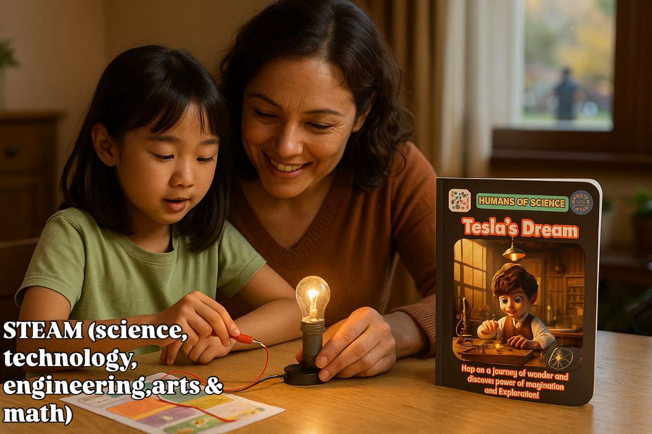 Internationally available on Kindle now ❤️✨ #stemforkids #steamedu #childrenwhocode #humansofjoy #humansofscience