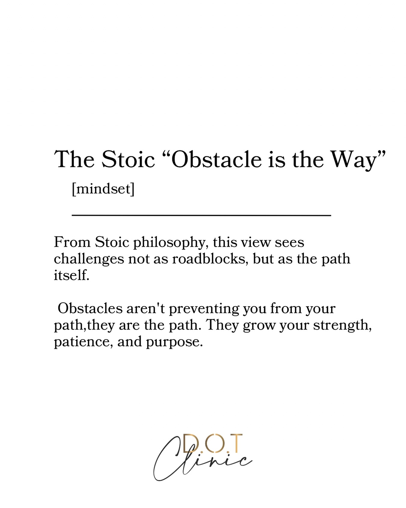 Mental health isn’t about avoiding struggle, but about learning how to face it with resilience, self-awareness, and purpose. Every setback is an invitation to strengthen your mind and shift your perspective.
#mentalhealt #mindsetmatters #stoicwisdom #resilience #growthmindset #Therapy