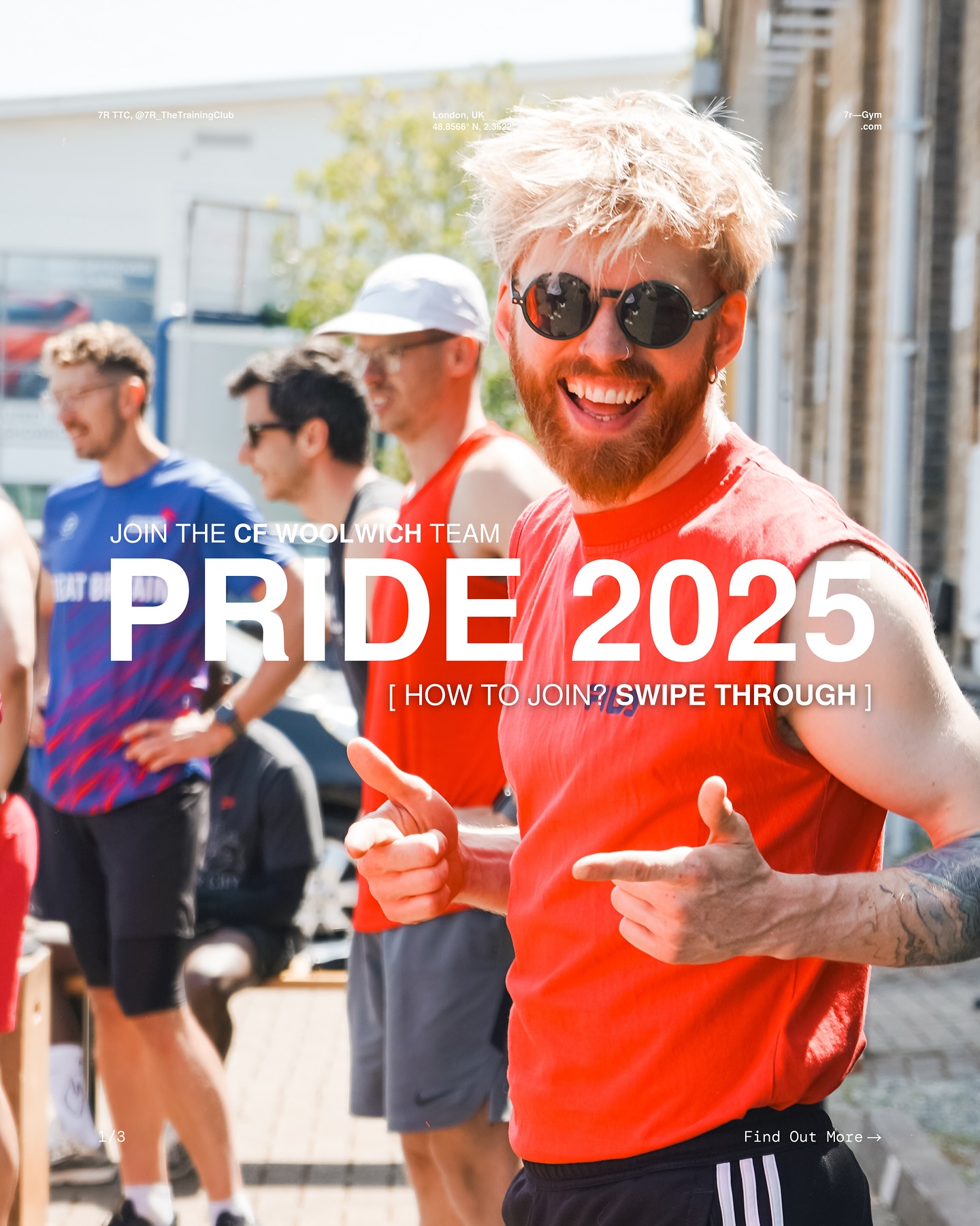 SAVE THE DATE: Our PRIDE WOD is next Saturday 🌈
This one’s for every body. We’re bringing the energy, the sweaty hugs, the glitter, the tunes, and the good vibes. 💥
You can scale it, dance through it, or just soak up the community spirit. This workout is for everyone—no egos, no judgments, just pure movement and joy.
📆 Join us June 14th from 9:45am
🪩 Sign up via the link in bio
#crossfit #hyrox #groupfitness #prideweekend #woolwich