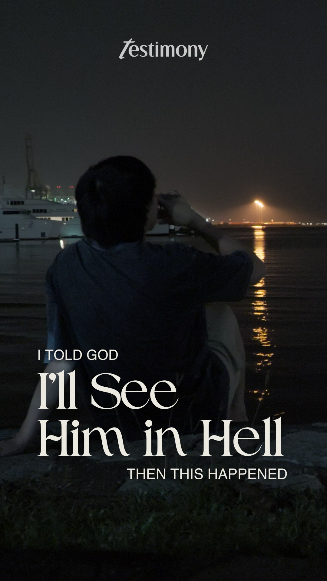"I'll see You in hell. Amen." was Jiarong's last prayer before God met him in the darkness. Watch the full story of how God turned Jiarong's life around to bring him where he is now, making videos for His glory ✨💙 #linkinbio #christian #testimony