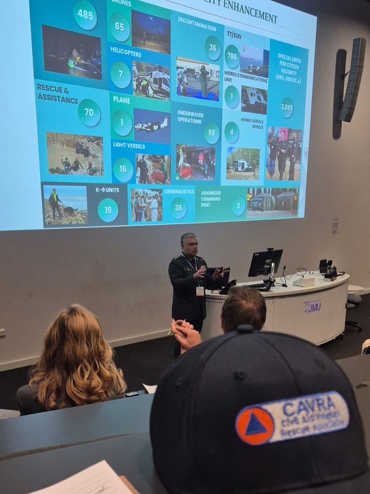 Some of the CAVRA Team have been in Liverpool today for #WinterStorm2025, discussing the UK’s preparedness and response to extreme weather.