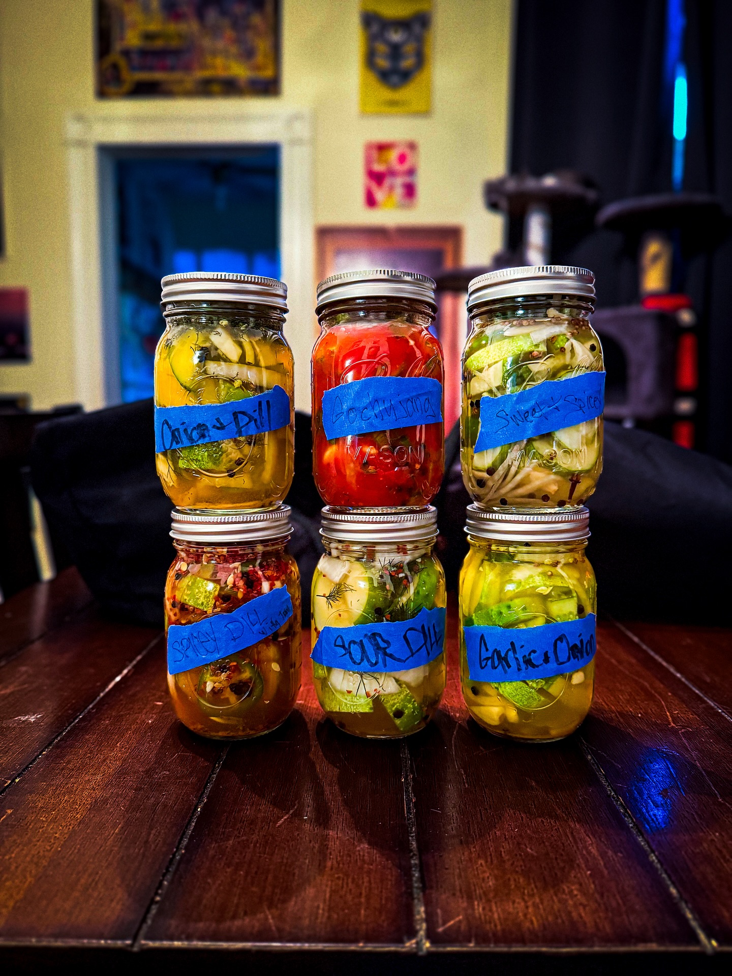 I’ve pickled an infinite number of things over the last 5 years or so, but I’ve never jarred anything, including cucumbers, and especially never ‘pickling cucumbers’ that I grew myself. I planted these seeds in early February and never really expected them to grow as they are, let alone grow at all.
This is only the first produce pull from my eight cucumber plants, and I'm wildly excited about it! My goal is to make all sorts of new pickle flavors, as you see.
Going forward, you can call me “Pickle Papa”.
.
.
.
.
#pickle
#pickles
#food
#foodie
#homemade
#homemadepickles
#picklelover
#pickled
#foodporn
#instafood
#foodphotography
#foodblogger
#yummy
#delicious
#tasty
#healthyfood
#spicy
#picklejuice
#dillpickle
#achar