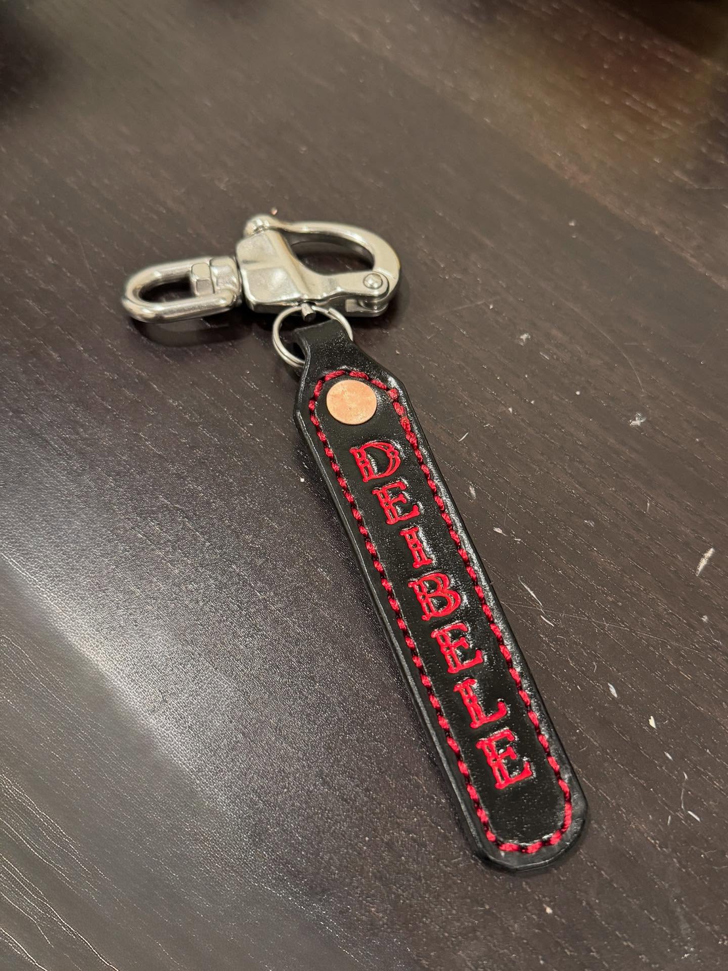 These small letters sure challenge my painting abilities but this SCBa quick release turned out! First Etsy order just in time for the website to go live! 161Leatherworks.com