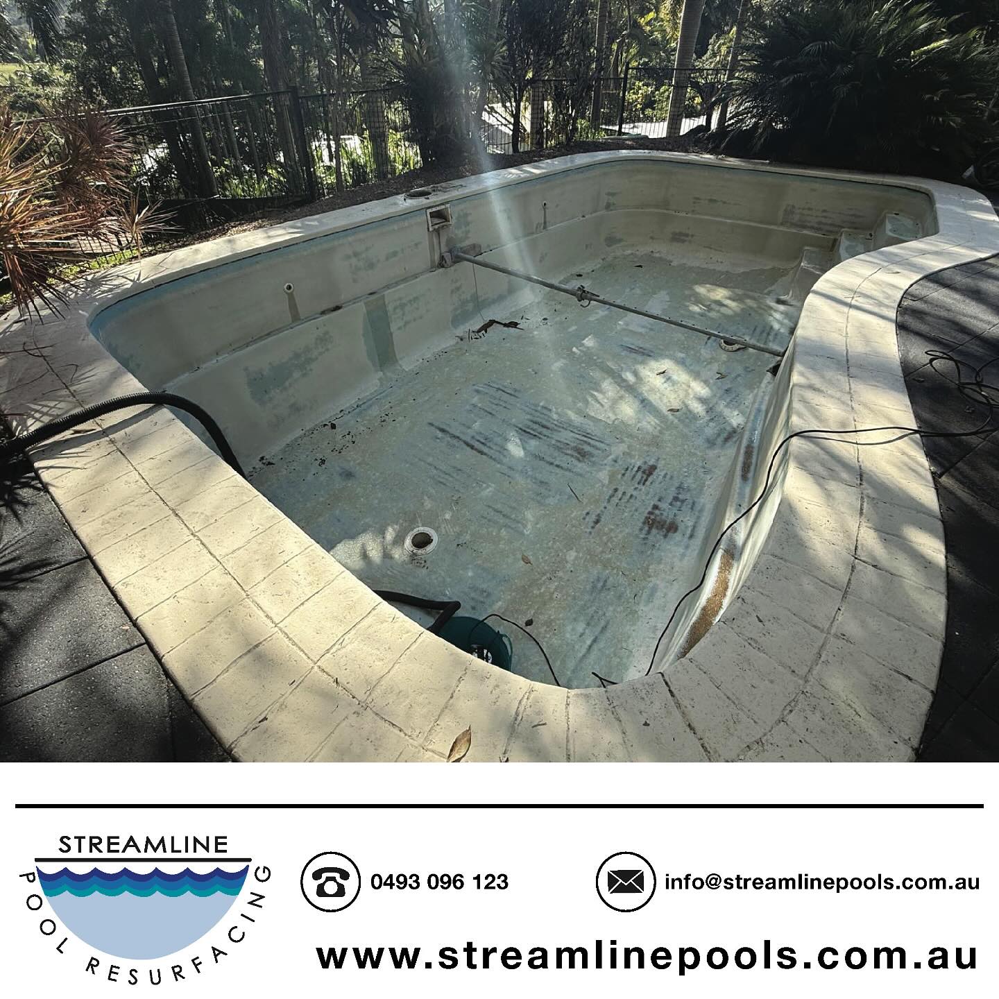 This weeks job
is a full fibreglass resurface
Located in Rosemount , QLD
.
.
.
#streamlinepoolresurfacing
#osmosis #fiberglass #resurface #maintenance #repair #australianbackyard
#investment
#resurface #swimmingpool #thisweeksjob
