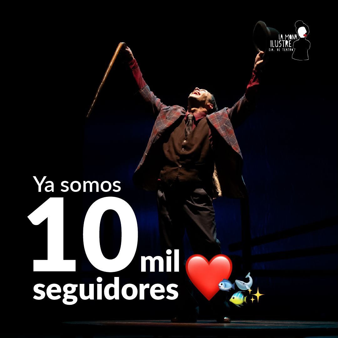 🎉 ¡Ya somos 10.000 en esta tripulación! 🎭
Cada seguidor es parte de este viaje que mezcla teatro, imaginación y humanidad. Hacemos todo nuestro trabajo con el mayor de los amores que nos puede dar el teatro. Agradecemos que estén acá, aunque sea en un espacio digital, para compartir con nosotros, aunque obvio, mejor si nos vemos en el teatro!
Un abrazote de parte de tu compañía favorita:
@valentina.escorza
@gasparduclosbesa_
@alextremista
@paulabarracepe
@diegoriffart
@joseluiscifuentessoto
@sof.lissi
@ferjaviersolis
@soy.larach
@peguisu.art
@capt.darion
@meme_mujica
@felipezepedau
#10K #LaMonaIlustre #GraciasTotales #TeatroChileno