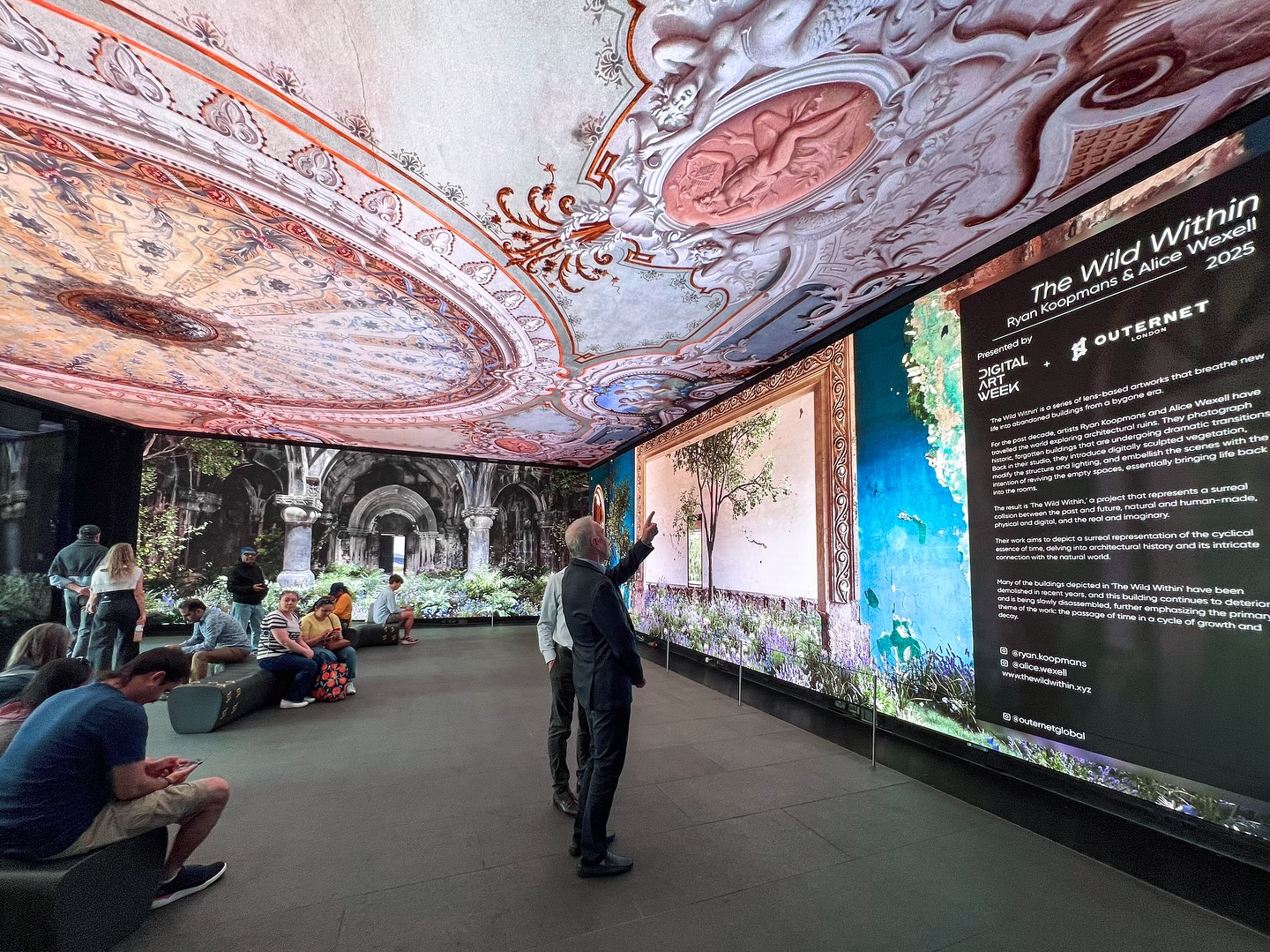 Several works from our series 'The Wild Within' are being exhibited in London over the next months.
Presented by @digitalartweek at @outernetglobal, the most-visited cultural attraction in the UK, located in central London.
The installation includes pieces originally auctioned at @christiesinc and @sothebys as well as works in the private collections of Jim Carrey and Matrix Partners.
Check the Outernet app for the exhibition schedule.