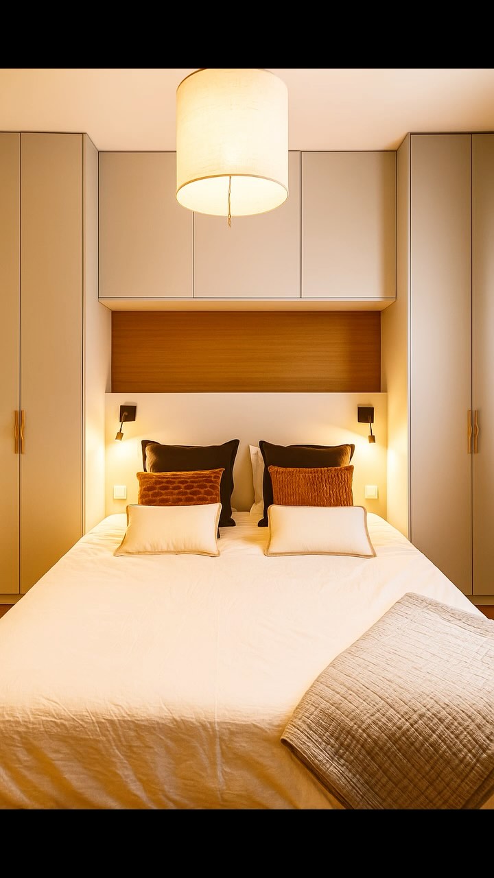 Pont de lit sur mesure fabriqué à partir de caissons Ikea Pax et Metod 💡Un projet ? Parlons en ! #ikeahack #ikeahacks #menuisier #menuiseriesurmesure #homestyle #archidesign