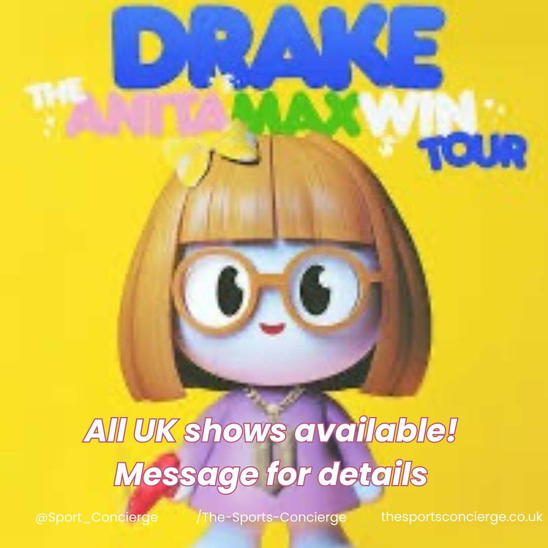 To all of the Drake fans out there….get in touch if you want to to see the man himself at any UK or venue worldwide. Whether you want to be up close to the stage or experience it like a VIP we can get you there! ☎️ or message 01892 512522
#vip #concert #theo2 #concierge #livemusic #hospitality #tickets #drake