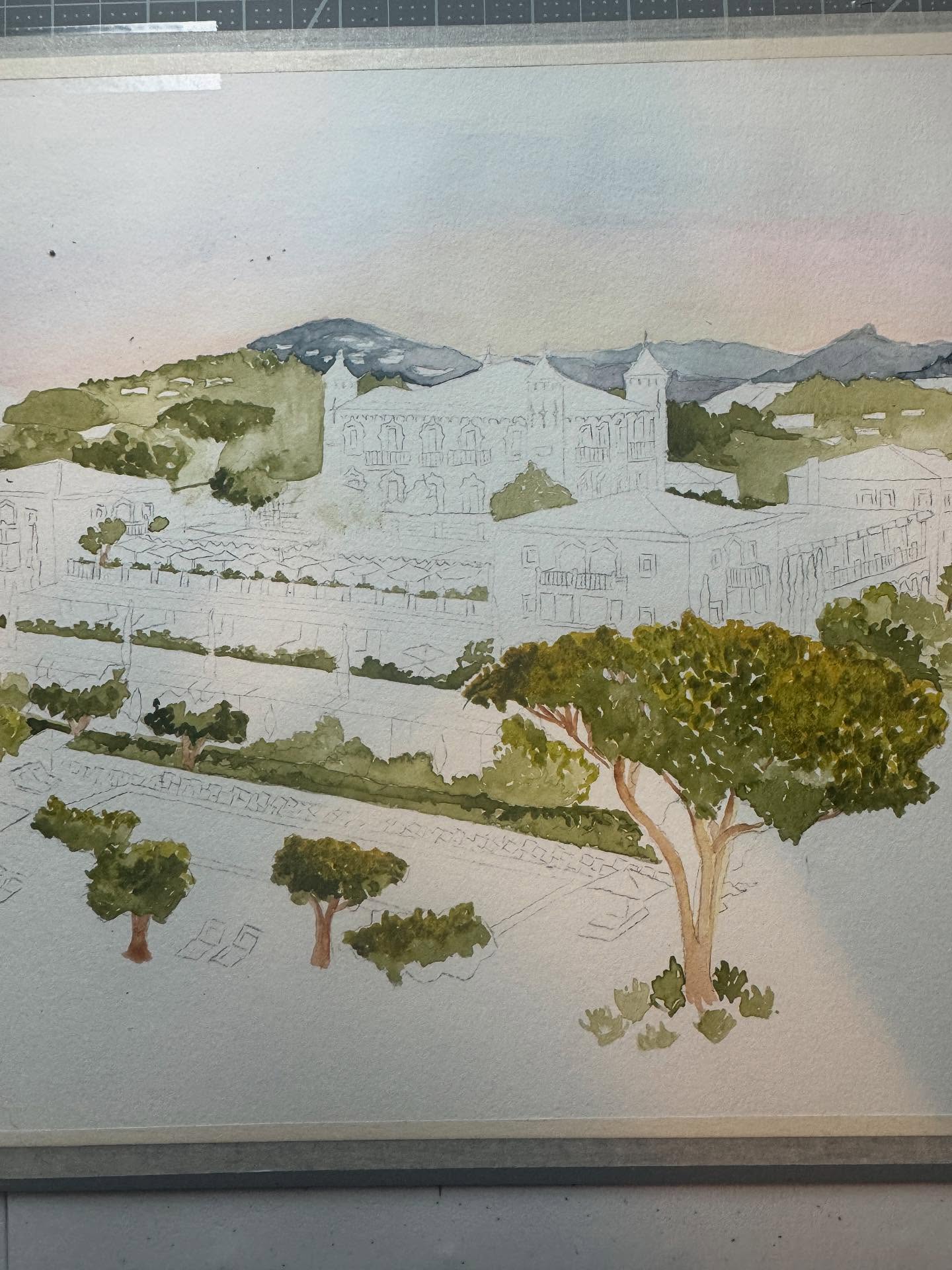 Custom watercolor commissions are in full swing this month——like this Saint-Tropez venue illustration for another stationer 🖌️
Interested in learning more about our custom artwork services? We take on both personal + commercial commissions with licensing options if needed! Link in bio.
#customwatercolor #watercolorvenue #handpaintedvenue #annapoliswatercolor #annapolisartist #watercolorvenuepainting
