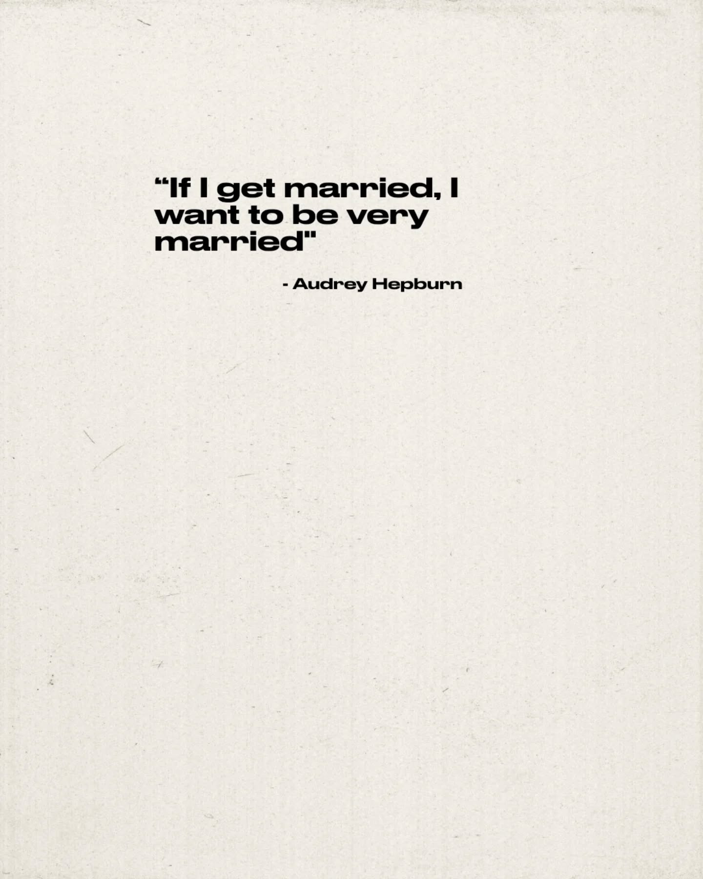 So many of you are in the thick of the last bit of wedding planning now and anyone advising you to simply not to be stressed would be a bit of a wally. Of course it's stressful, it means the world to you! But if it helps, my advice for when the stress, bad dreams of things going wrong, random worries about what you've forgotten get a bit much, is to take a moment to think about the reason you're doing all of this. You're going to be married, wholeheartedly very married, to your soul mate, what a beautiful thing! So if wedding thoughts are a bit much for the moment, shift those thoughts over to marriage, it's right around the corner. 🖤