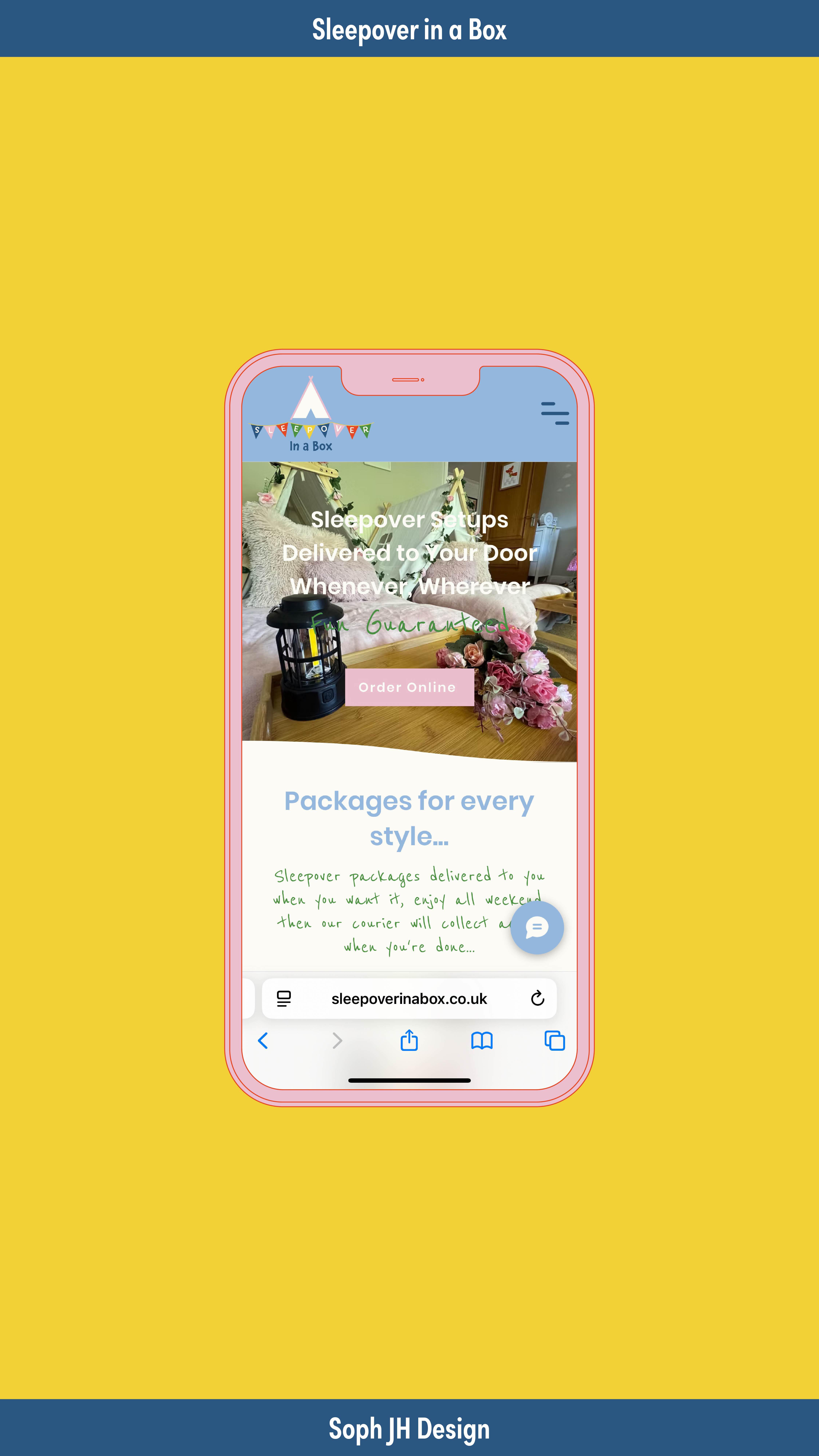 Introducing the branding and website for @sleepoverinabox 🌙
I gave the business a bright and bold identity, featuring the iconic sleepover teepee as the icon throughout⛺️ As a sister company to @softplayinaboxuk, I used their existing website design and a base for the new sleepover website.
#branddesign #websitedesign #designstudio #brandidentity #brandidentitydesign #wixwebsitedesign #branding #websitedesigner #webdesigner #wixwebdesigner #brandingstudio #wix #wixwebsite