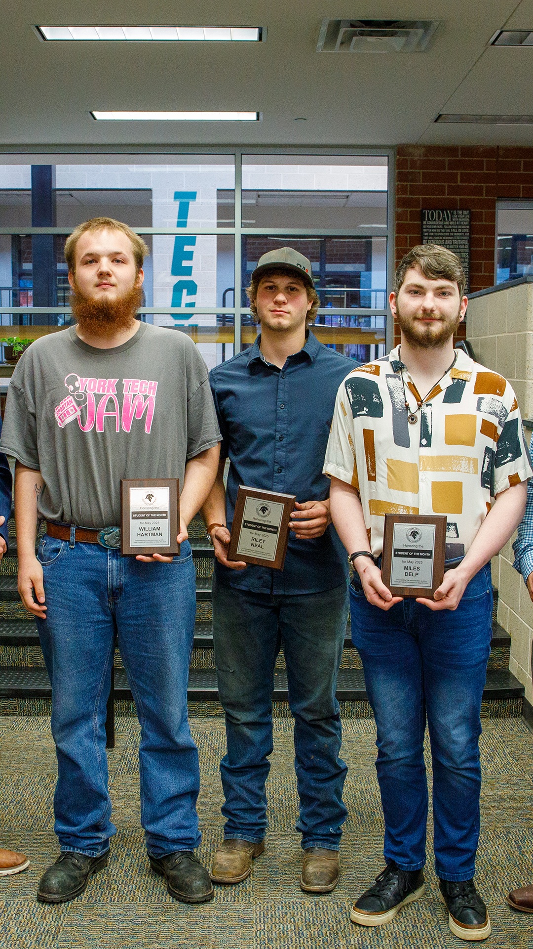 Congratulations to our students of the month for May!
⭐️ Miles Delp
⭐️ William Hartman
⭐️ Riley Neal
We really enjoyed recognizing these students during last week's Joint Operating Committee meeting! #YorkTechProud