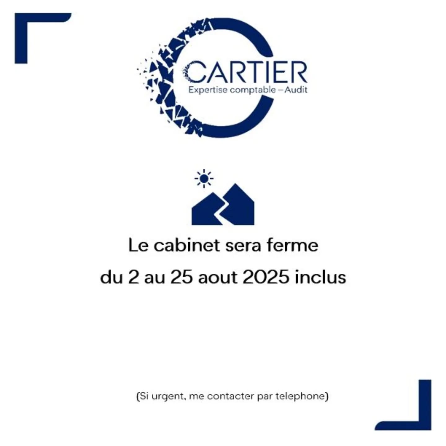 Votre expert-comptable sera en congés du 2 au 25 août 2025 inclus ! ⛰️
#cartierexpertise #madamebnc #gevreychambertin #holidays