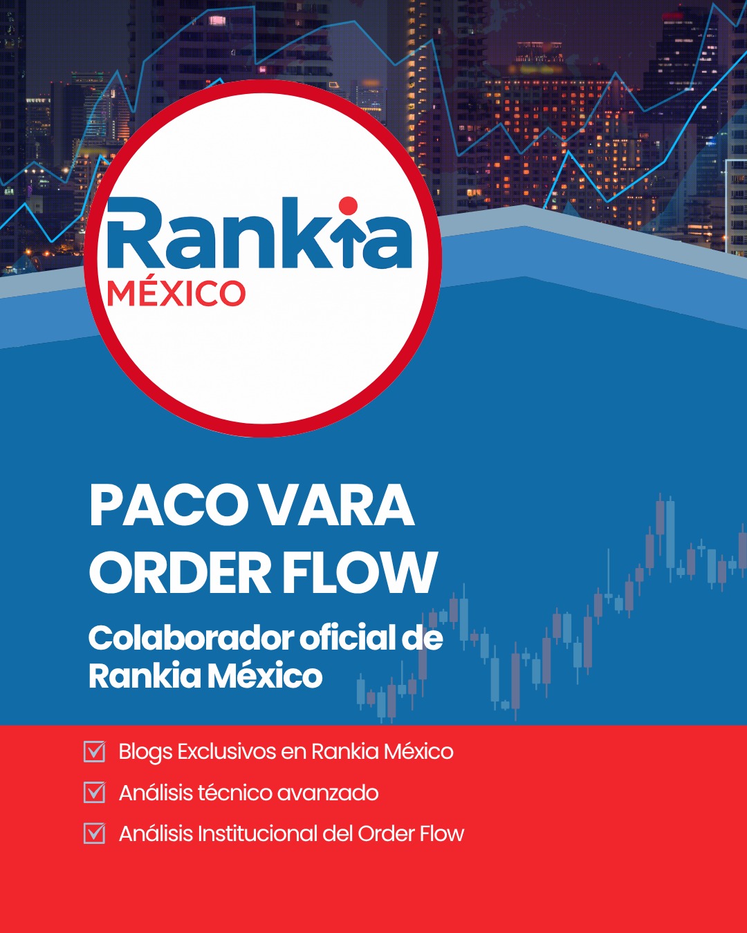 🔵 PACO VARA ORDER FLOW x RANKIA MÉXICO
Hoy inicio una colaboración editorial como autor oficial en Rankia México, una de las plataformas financieras más importantes del mundo hispanohablante.
✍️ Estaré publicando artículos técnicos enfocados en lectura institucional del Order Flow, volumen, liquidez y estructuras del mercado.
Contenido diseñado para traders que buscan profundidad, precisión y una perspectiva operativa real.
👉 Puedes leerme directamente aquí:
https://www.rankia.mx/usuarios/paco-vara-order-flow
Agradezco la invitación formal por parte del equipo editorial de Rankia, con quienes trabajaremos de forma continua.
Este proyecto representa una forma concreta de profesionalizar lo que hacemos cada día desde la trinchera: observar, registrar y pensar el mercado con seriedad.
#PacoVara #OrderFlow #RankiaMéxico #TradingProfesional #LecturaInstitucional #Volumen #Futuros #MarketStructure #BlogTrading #AnálisisTécnico