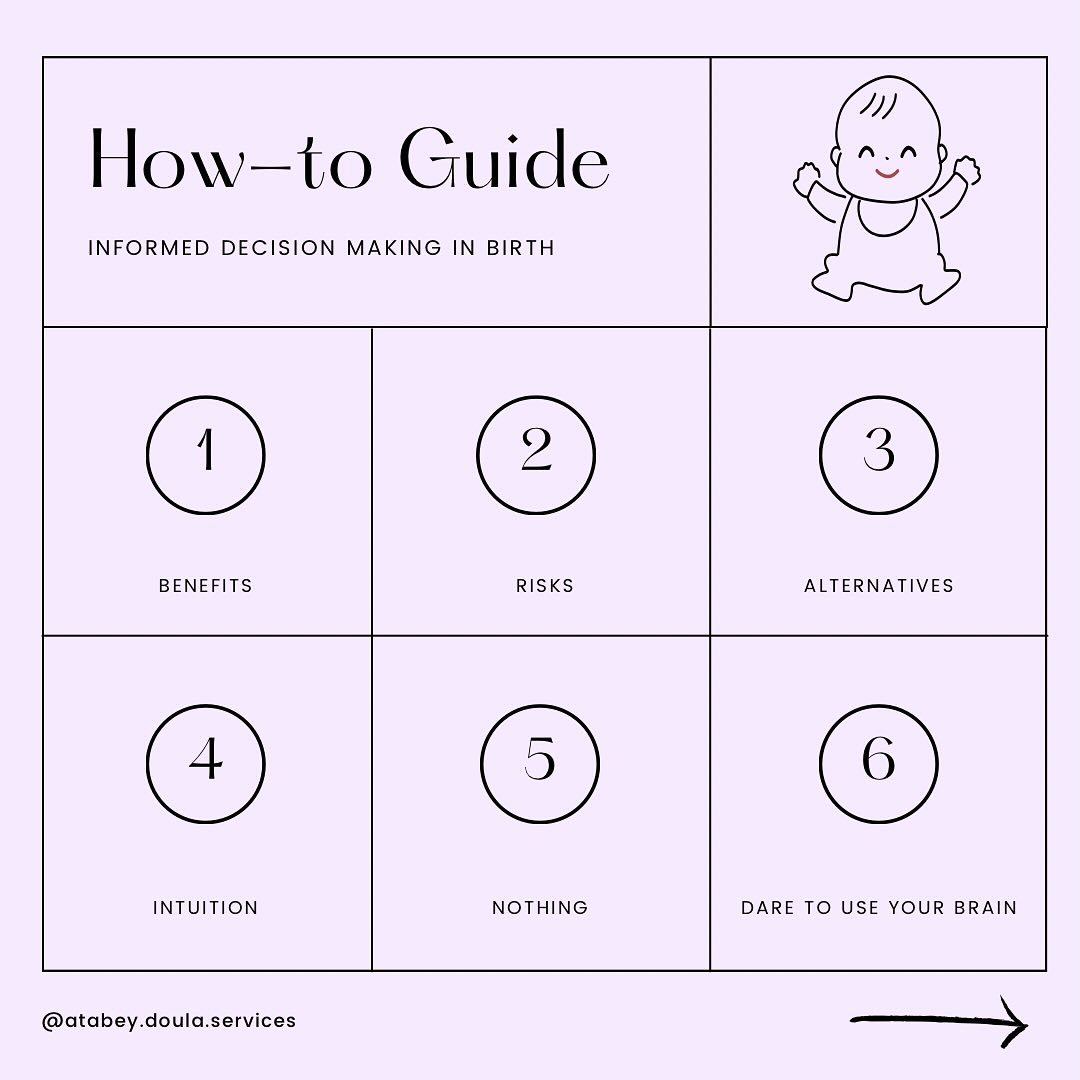 Make your life easier and use your B.R.A.I.N.!
Need a simple wait to make decisions? Following this activity can help you ask the right questions to get clear on the many choices you need to make for a better pregnancy and birth experience.
Let me know how you have used this activity in the comments below ⬇️⬇️⬇️