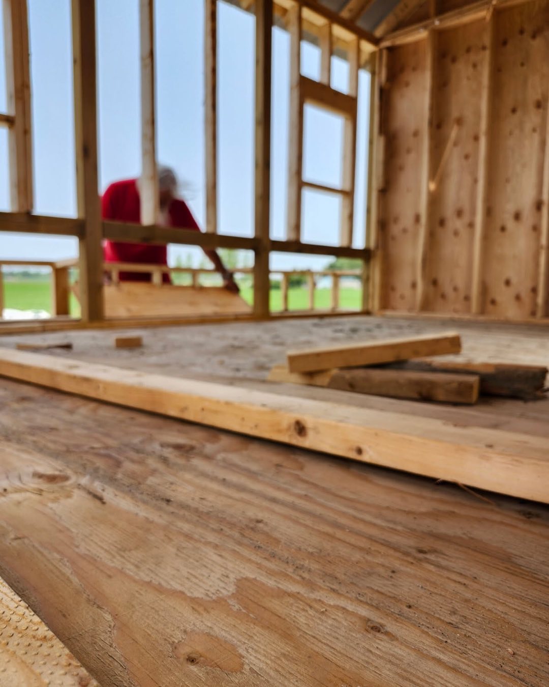 We seem to work better under pressure. Fifty additional hens are arriving next Monday and we have to get the new coop built. Thanks to @della.to and @neil.Louch for the help today! Made a lot of progress!
