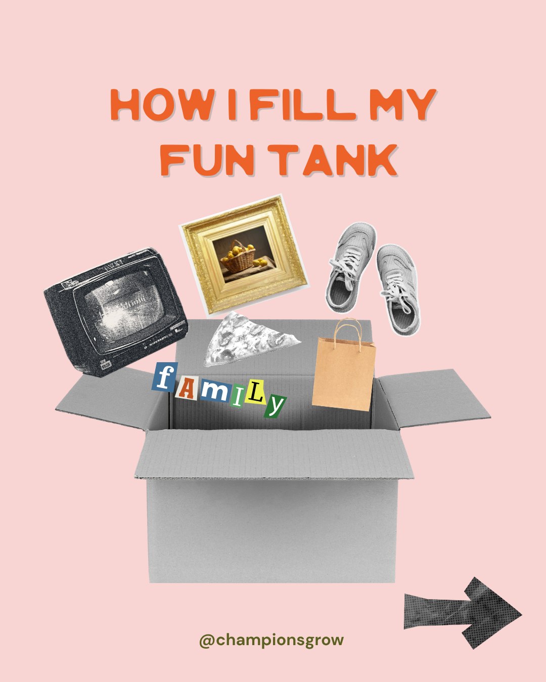 Hey you — older sis here with some real talk:
Life gets heavy sometimes, but you gotta fill your fun tank to keep going. Here’s what really brings me life when I need a recharge. Maybe you’ll vibe with some of it, too. ✨
Fun isn’t just a luxury — it’s fuel. So, what fills your tank? Drop your favs below 👇