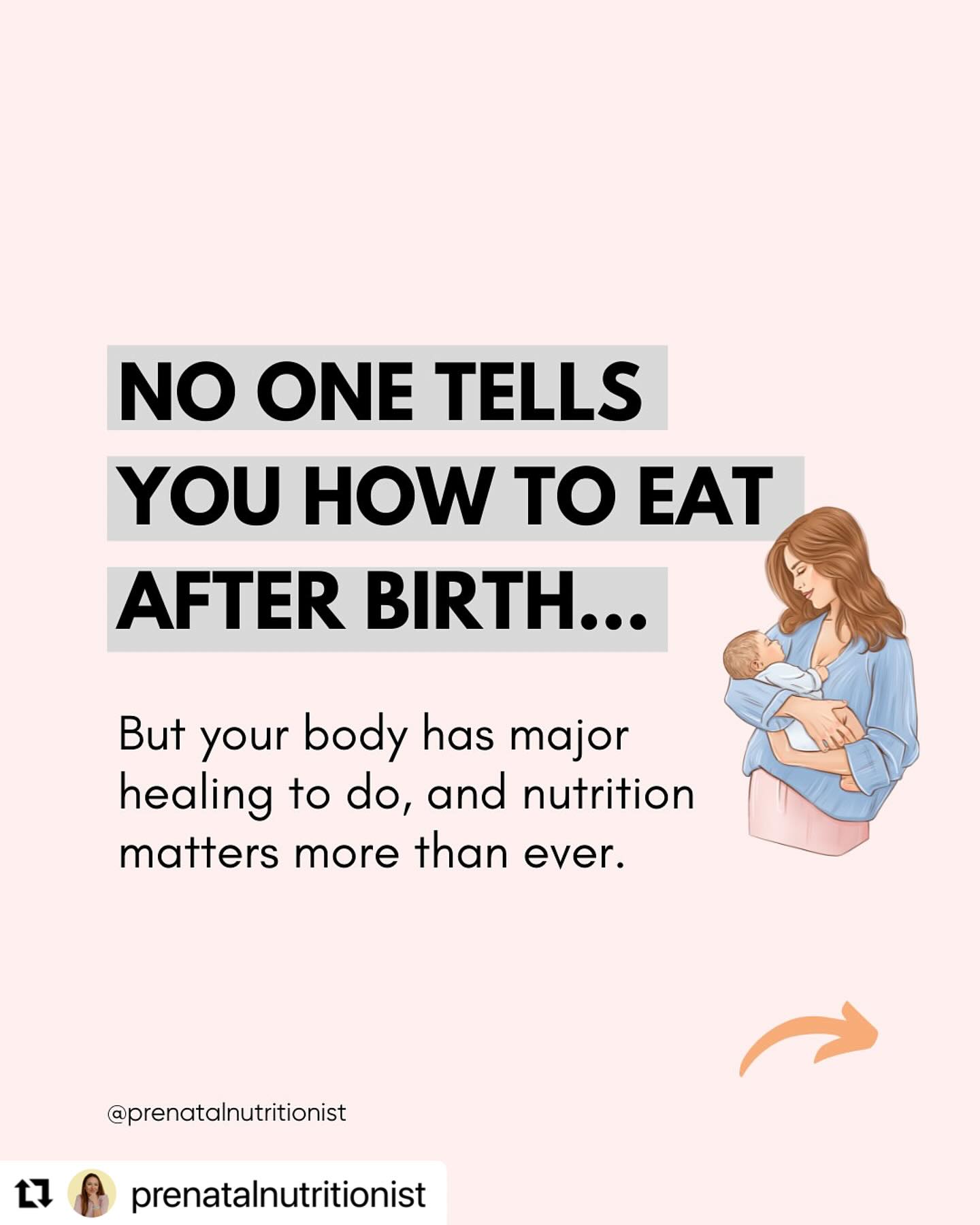 No one talks about nutrition AFTER #birth . Check out this #Repost @prenatalnutritionist with @use.repost
・・・
Postpartum is one of the most nutritionally demanding times in life—your body needs even more of certain nutrients than it did during pregnancy.
But that doesn’t mean feeding yourself has to be stressful or complicated. With the right strategies, postpartum nutrition can be both nutrient-rich and realistic.
Simple meals can be packed with what your body needs to heal, produce milk (if breastfeeding), and feel more like yourself again.
🥑 Want to learn more about nutrition support after baby?
Follow @prenatalnutritionist and join @theprenatalnutritionlibrary app!
🤱 Want to learn more about physical support after baby?
Follow @mamastefit and go to mamastefit.com to join a tailored program!