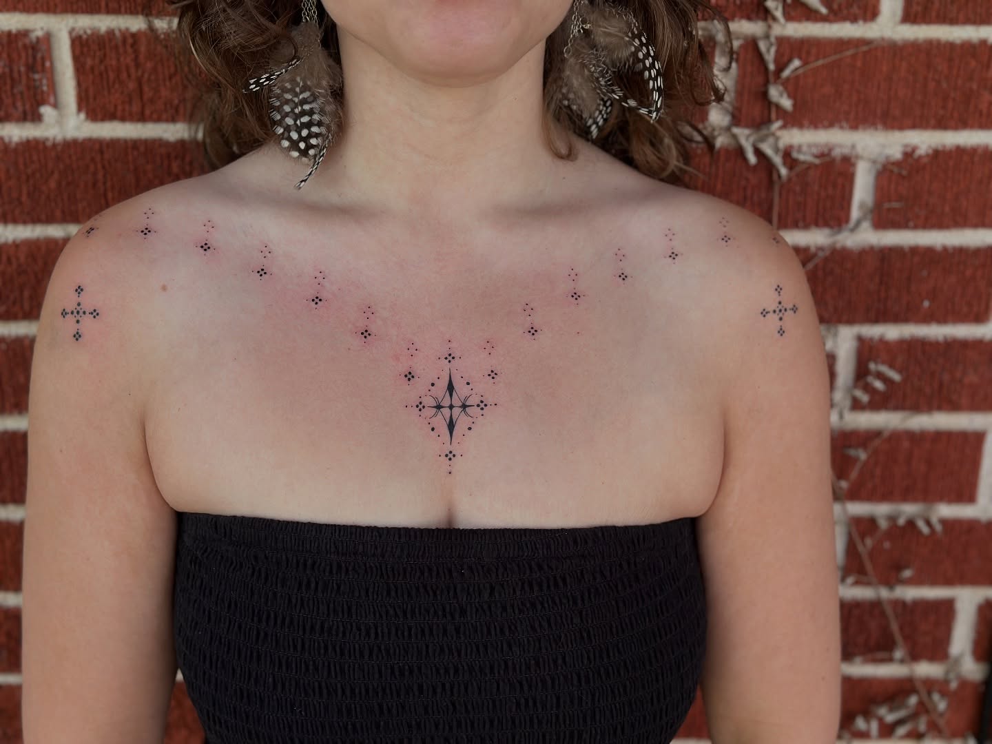 Booking Austin, TX Now! Delicate chest piece with some shoulder ornamentals π would looove to do more like this and will be sharing some chest piece options in my story and highlights soon ππΌ ~ DM or go to the l1nk in the bio to book π
.
.
.
#ornamentaltattoos #austintattooartist #atxtattoo #atxtattooartist #austintexas