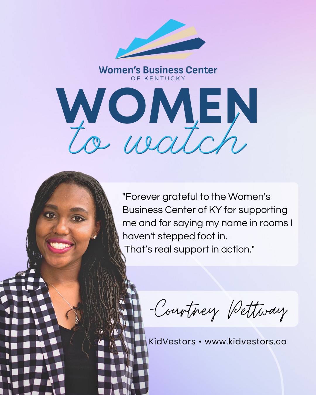 💼 Meet this powerhouse #WomantoWatch, Courtney Pettway, a passionate entrepreneur, devoted mom of three, and co-founder of @KidVestors—a social impact venture on a mission to make financial literacy fun, early, and accessible for all kids and teens.
As last year’s Emerging Entrepreneurs Pitch Competition winner, Courtney captured the judges’ attention with her drive to close the wealth gap by equipping the next generation with powerful tools in money management and investing.
Her journey started with teaching adults personal finance and real estate investing, but her vision grew into something bigger—empowering youth to own their financial futures.
Want to see who will follow in Courtney’s footsteps this year?
🎤 Join us June 12 at the @historiclyric to watch the 2025 finalists pitch their purpose-driven ventures LIVE!
👉 Register now by clicking the link in our bio.
#WBCKentucky #EmergingEntrepreneurs #PitchCompetition #FinancialLiteracy #WomenInBusiness #SocialImpact #NextGenLeaders #KidVestors #WomenToWatch #EmpowerThroughEducation #StartupSpotlight