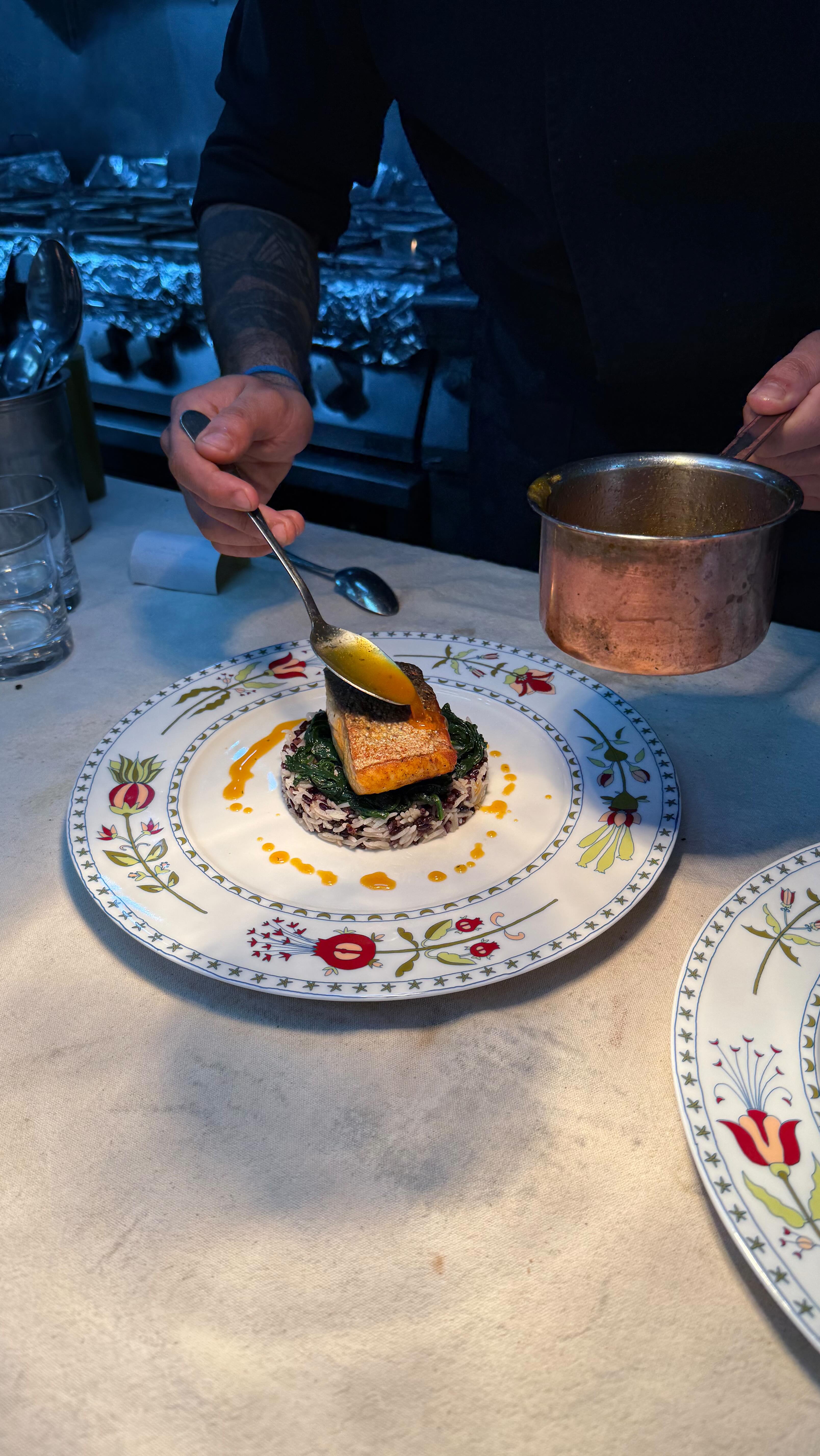 i think she likes cooking شوي